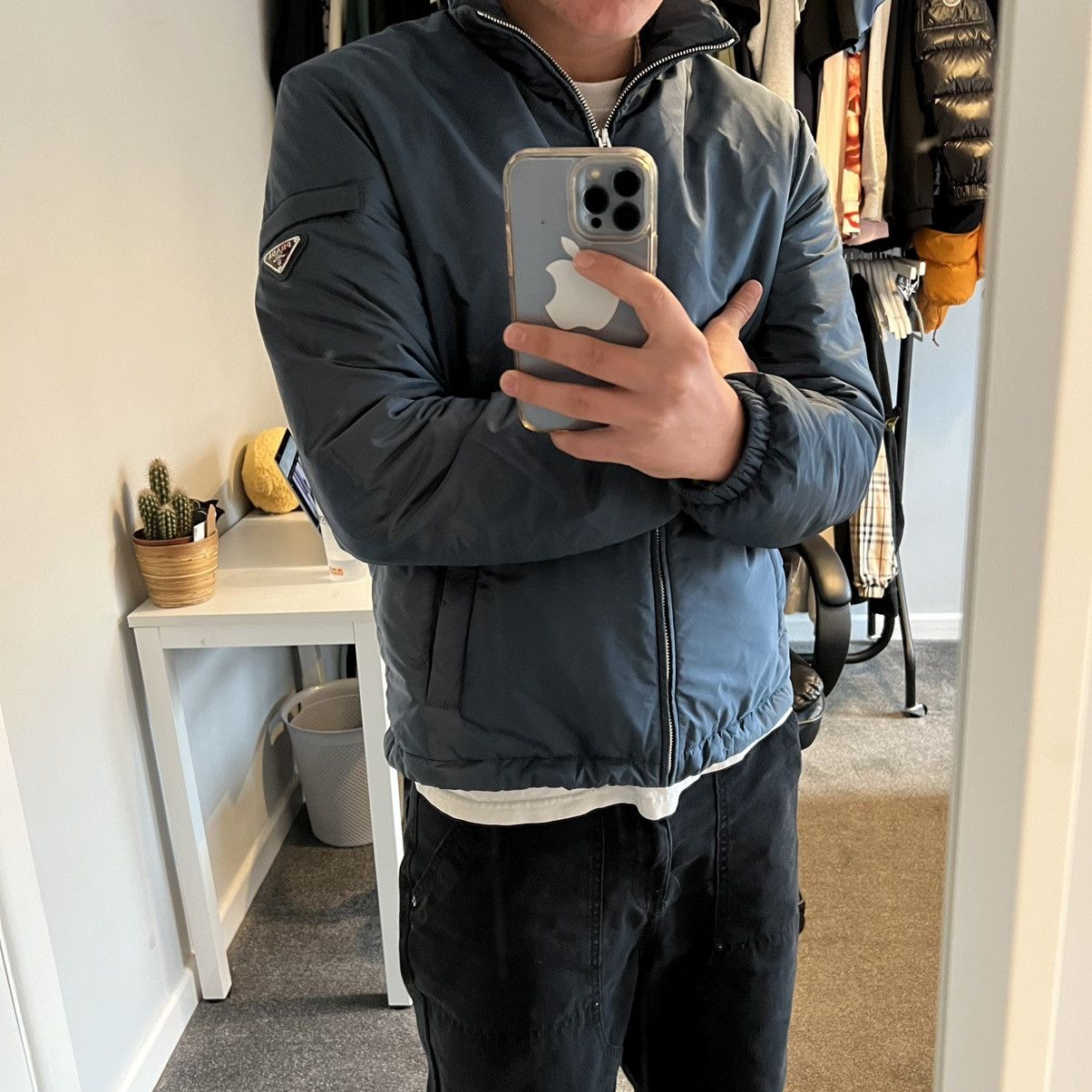 ジャケット・アウター 13ss archive prada nylon shell parka Prada outer shell nylon jacket