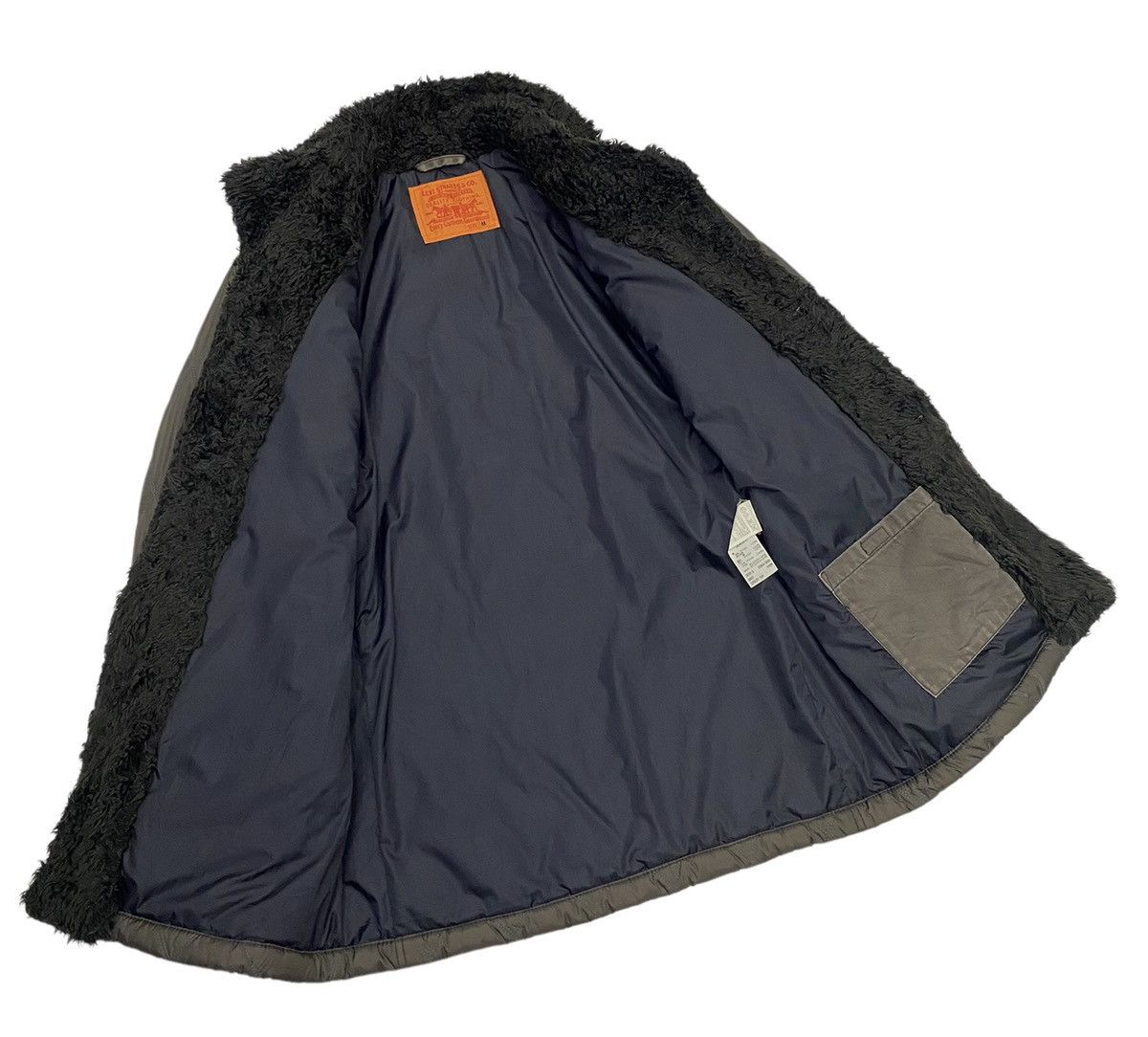 Levi's × Levi's Vintage Clothing LEVIS STRAUSS CO QUILTED PUFFER SHERPA COLLAR COAT Size US M / EU 48-50 / 2 - 7 Thumbnail