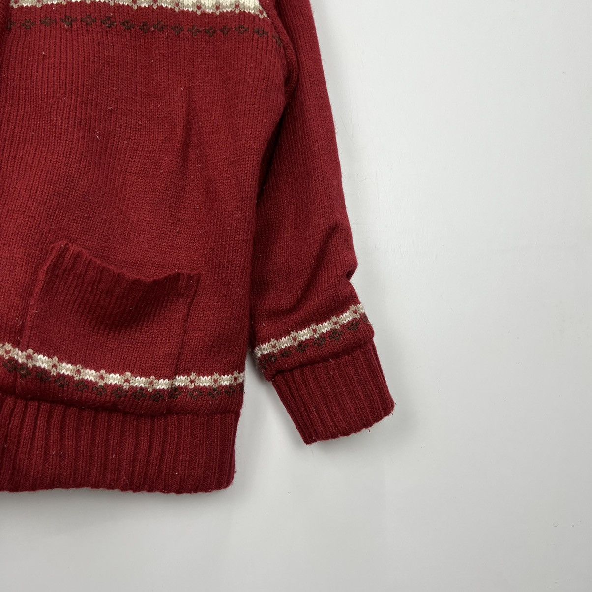 Japanese Brand Vintage 90s Sweatshirt Cardigan Navajo Aztec J0031 Size US M / EU 48-50 / 2 - 3 Thumbnail
