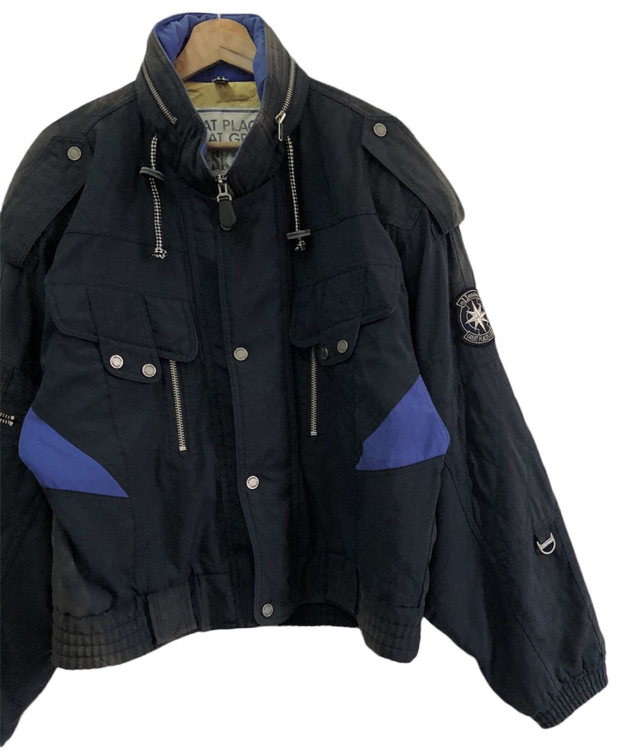Ellesse 🔥VINTAGE ELLESSE SKI RACING BOMBER JACKET Size US M / EU 48-50 / 2 - 4 Thumbnail