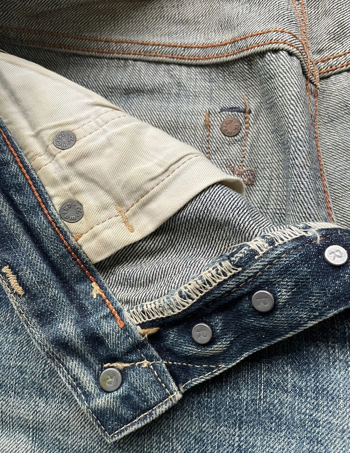 45rpm × Japanese Brand × Vintage Vintage 45rpm Studio Redline Rework Denim Size US 28 / EU 44 - 18 Thumbnail