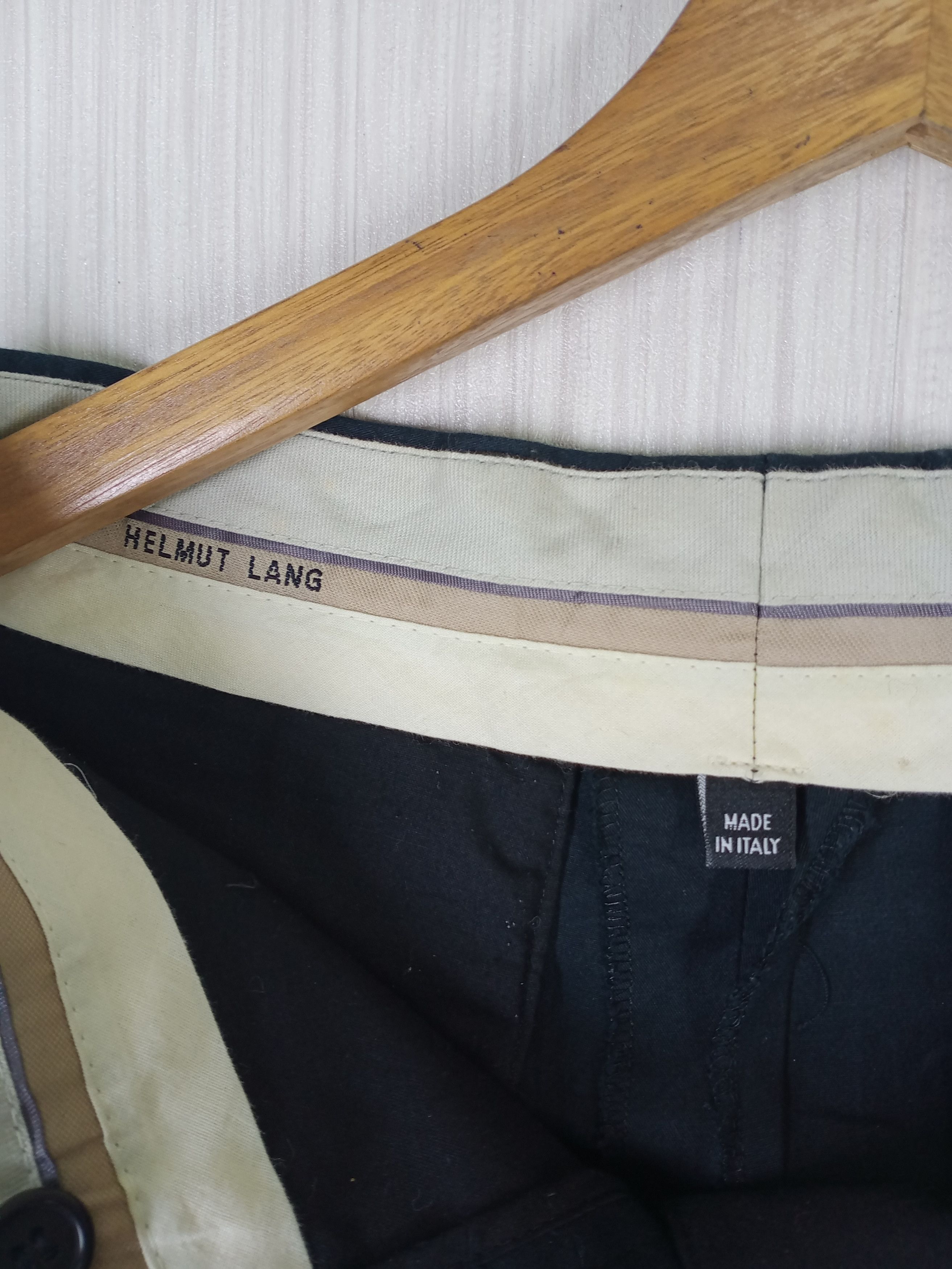 Helmut Lang 90s Helmut Lang Black Pants Trousers Size US 30 / EU 46 - 9 Thumbnail