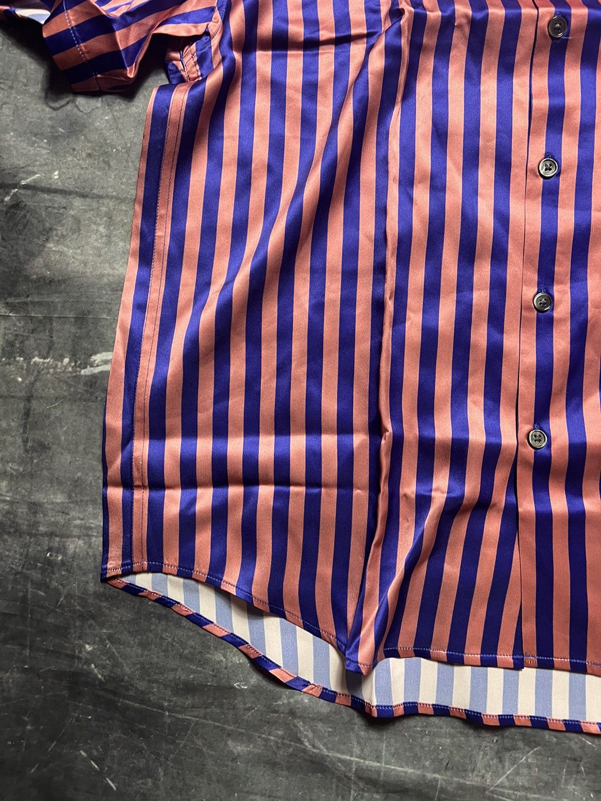 Stussy Stussy Silk Striped Button Up Shirt Size US S / EU 44-46 / 1 - 4 Thumbnail