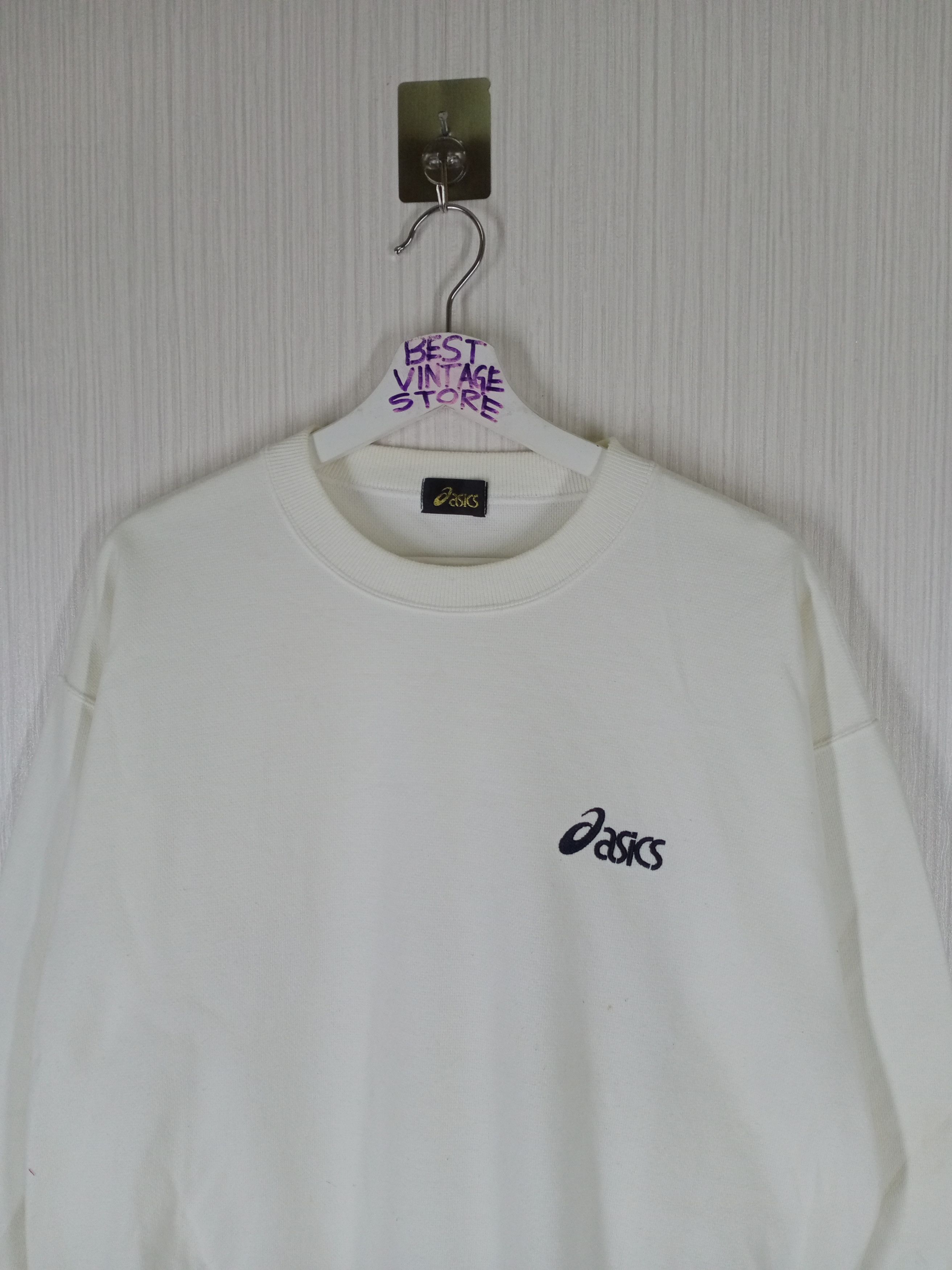 Asics Vintage 90s ASICS Sweatshirt crewneck Size US L / EU 52-54 / 3 - 1 Thumbnail