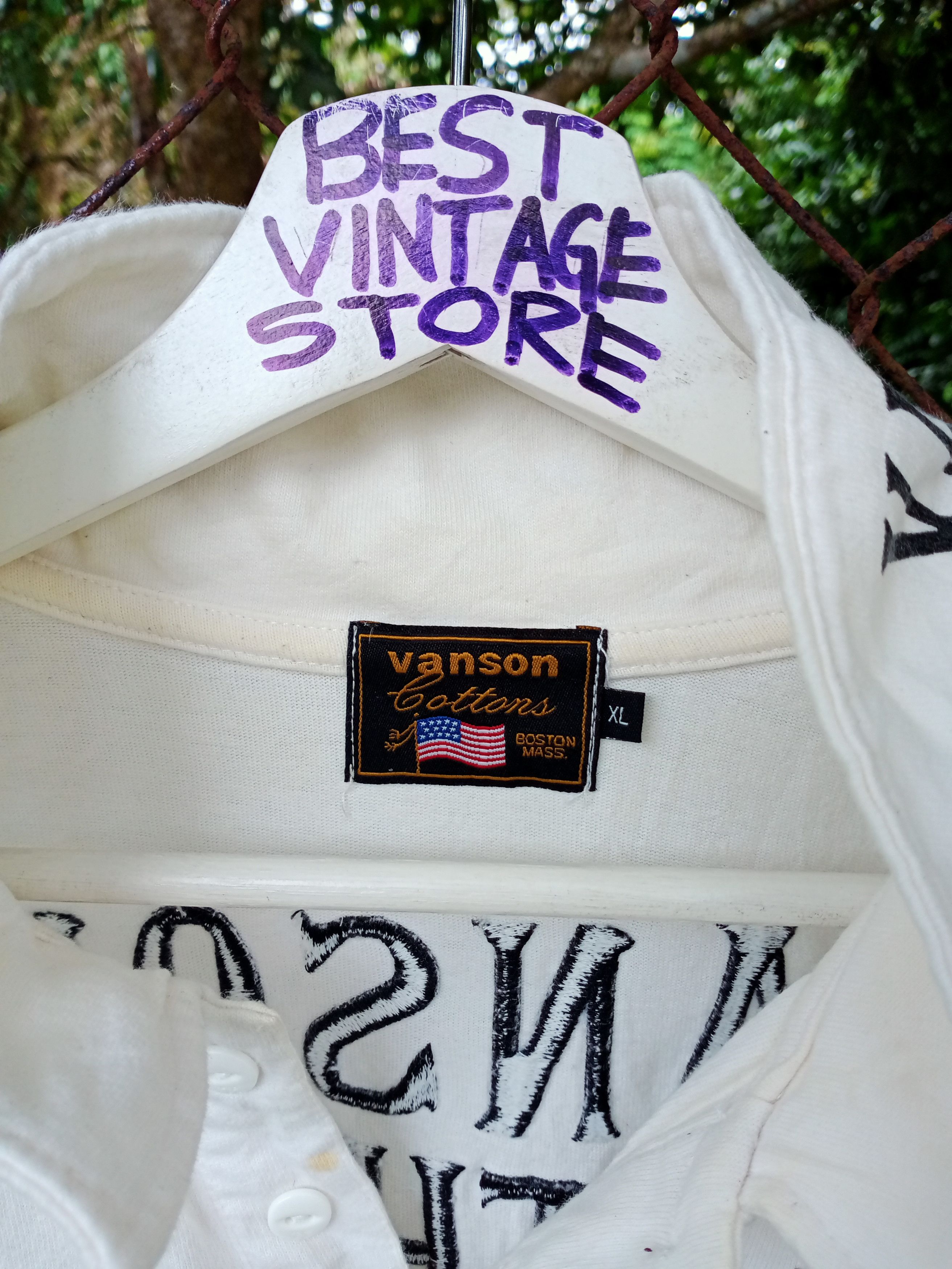Vanson Leathers Vintage Vanson Leathers Felix The Cat Polo Shirt Size US L / EU 52-54 / 3 - 7 Thumbnail