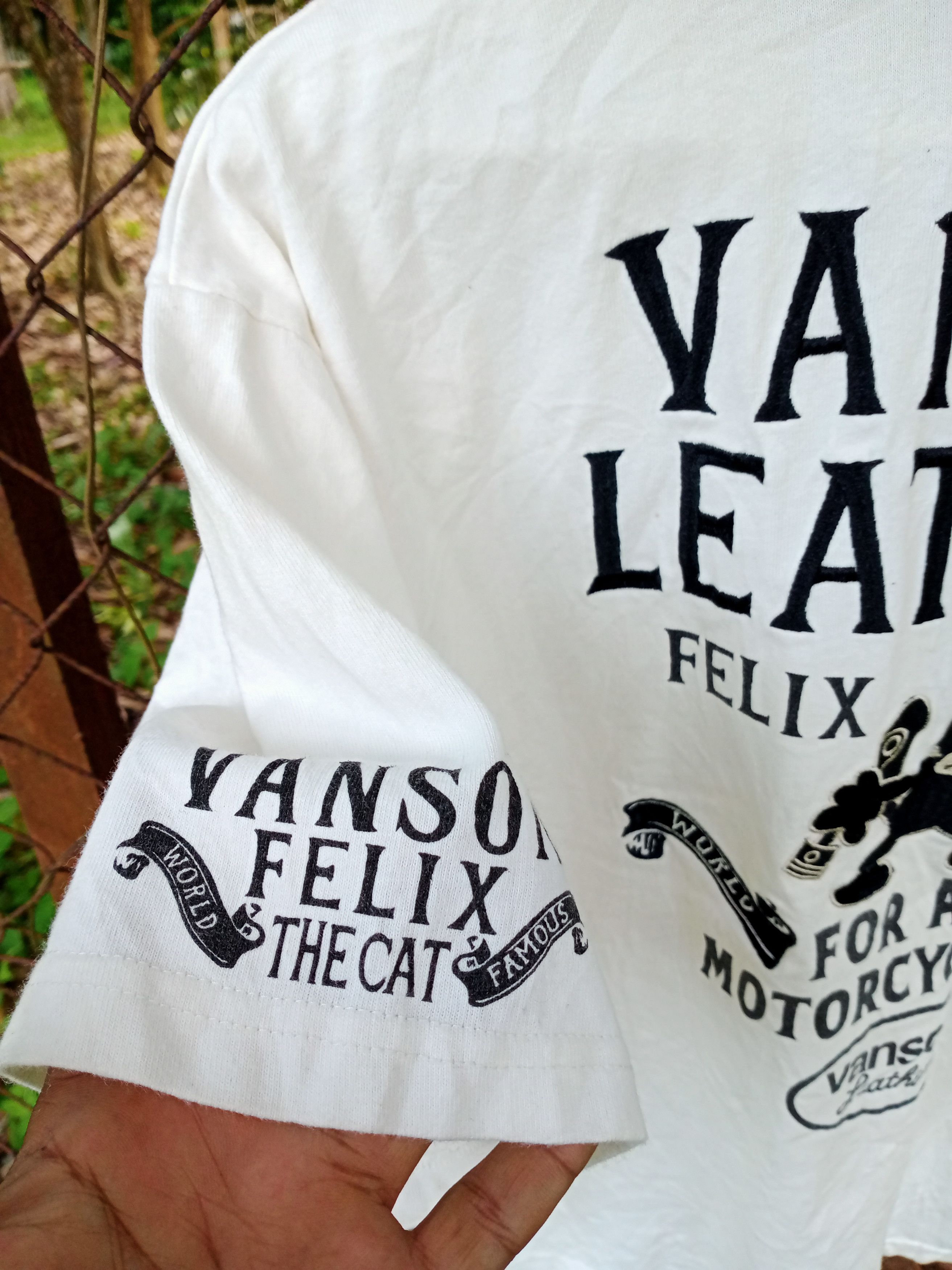 Vanson Leathers Vintage Vanson Leathers Felix The Cat Polo Shirt Size US L / EU 52-54 / 3 - 6 Thumbnail