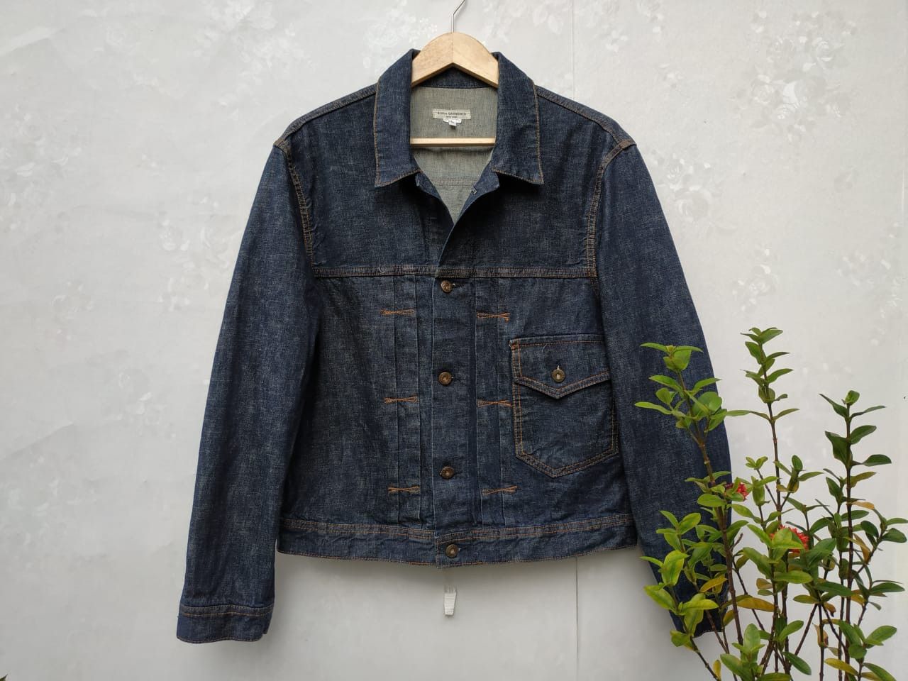 image of Aspesi Type I Denim Jacket in Indigo, Men's (Size Medium)