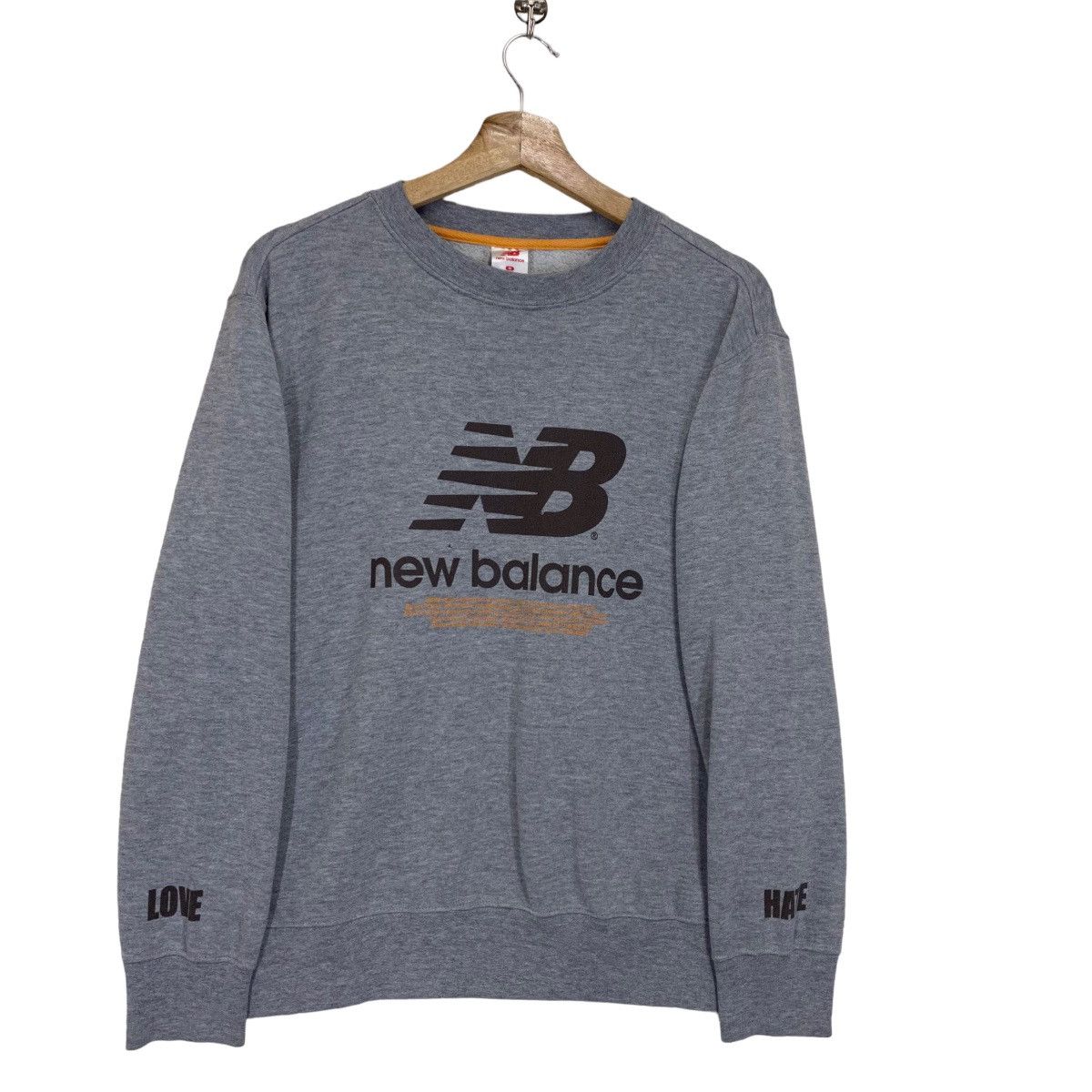 New Balance × Vintage Vintage New Balance Big Logo Printed Crewneck Sweatshirt Size US M / EU 48-50 / 2 - 1 Thumbnail