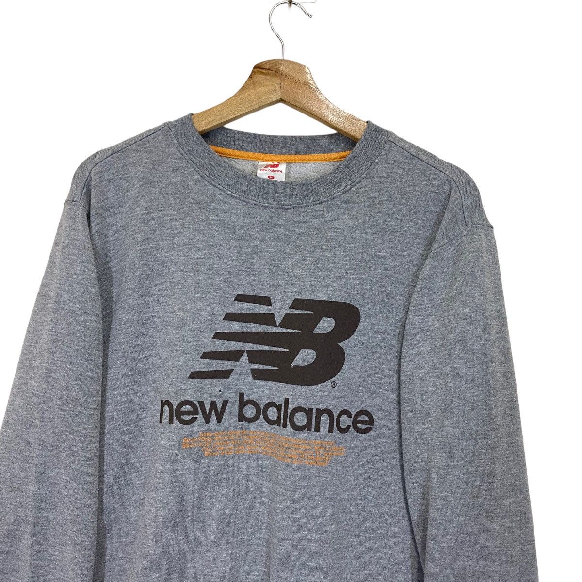 New Balance × Vintage Vintage New Balance Big Logo Printed Crewneck Sweatshirt Size US M / EU 48-50 / 2 - 5 Thumbnail