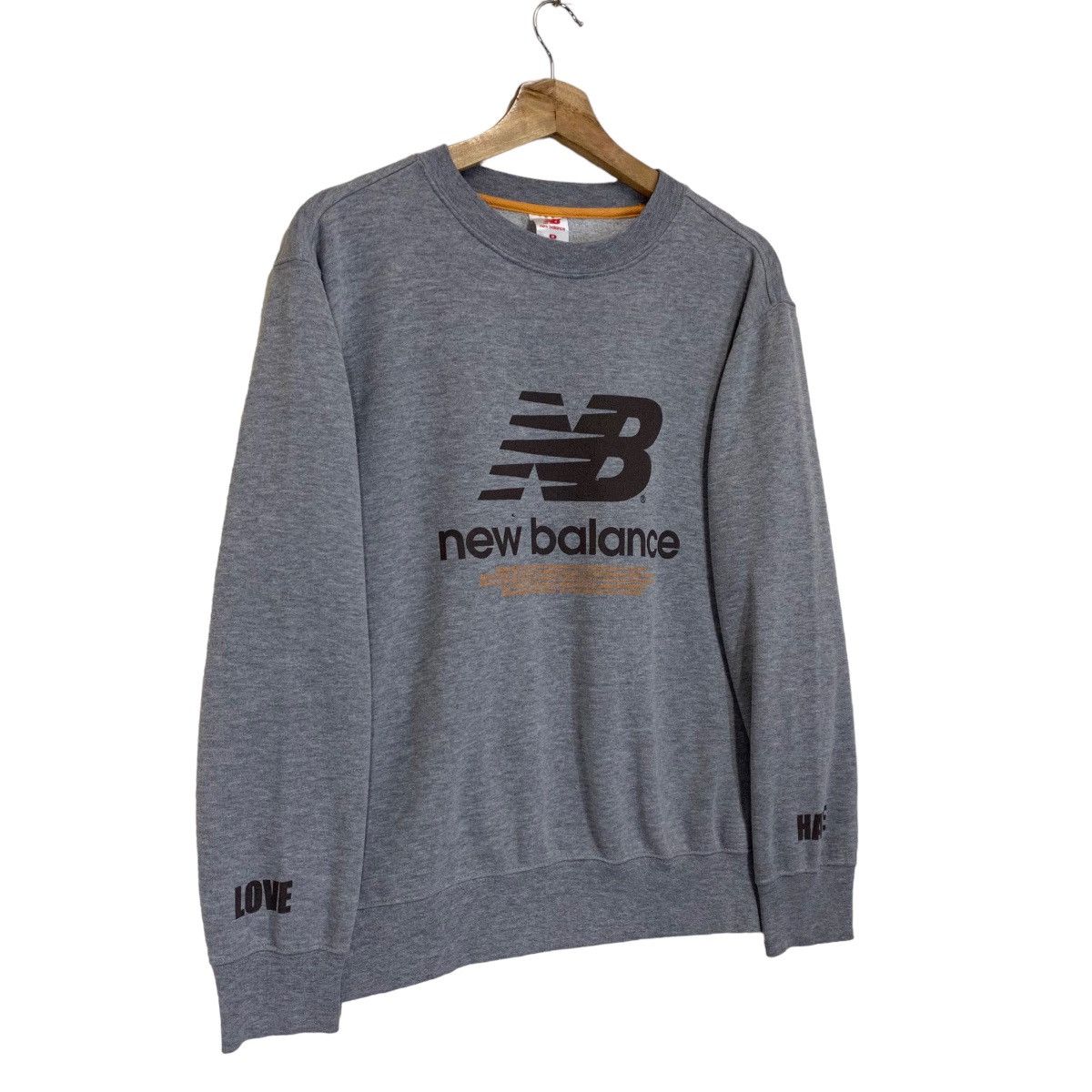 New Balance × Vintage Vintage New Balance Big Logo Printed Crewneck Sweatshirt Size US M / EU 48-50 / 2 - 2 Thumbnail