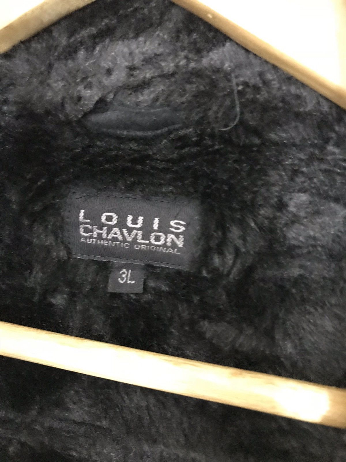 Designer Oversized Louis Chavlon Black Sheepskin Coat Jacket Size US XXL / EU 58 / 5 - 5 Thumbnail