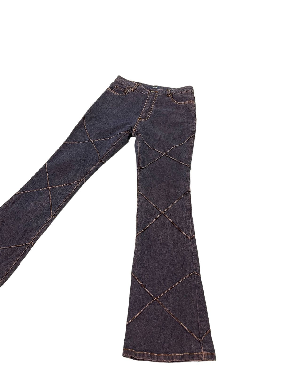 Japanese Brand Flare Jeans Fox Trot Stretch Denim Hagi Style Boot Cut 1🟦4 Size US 29 - 5 Thumbnail