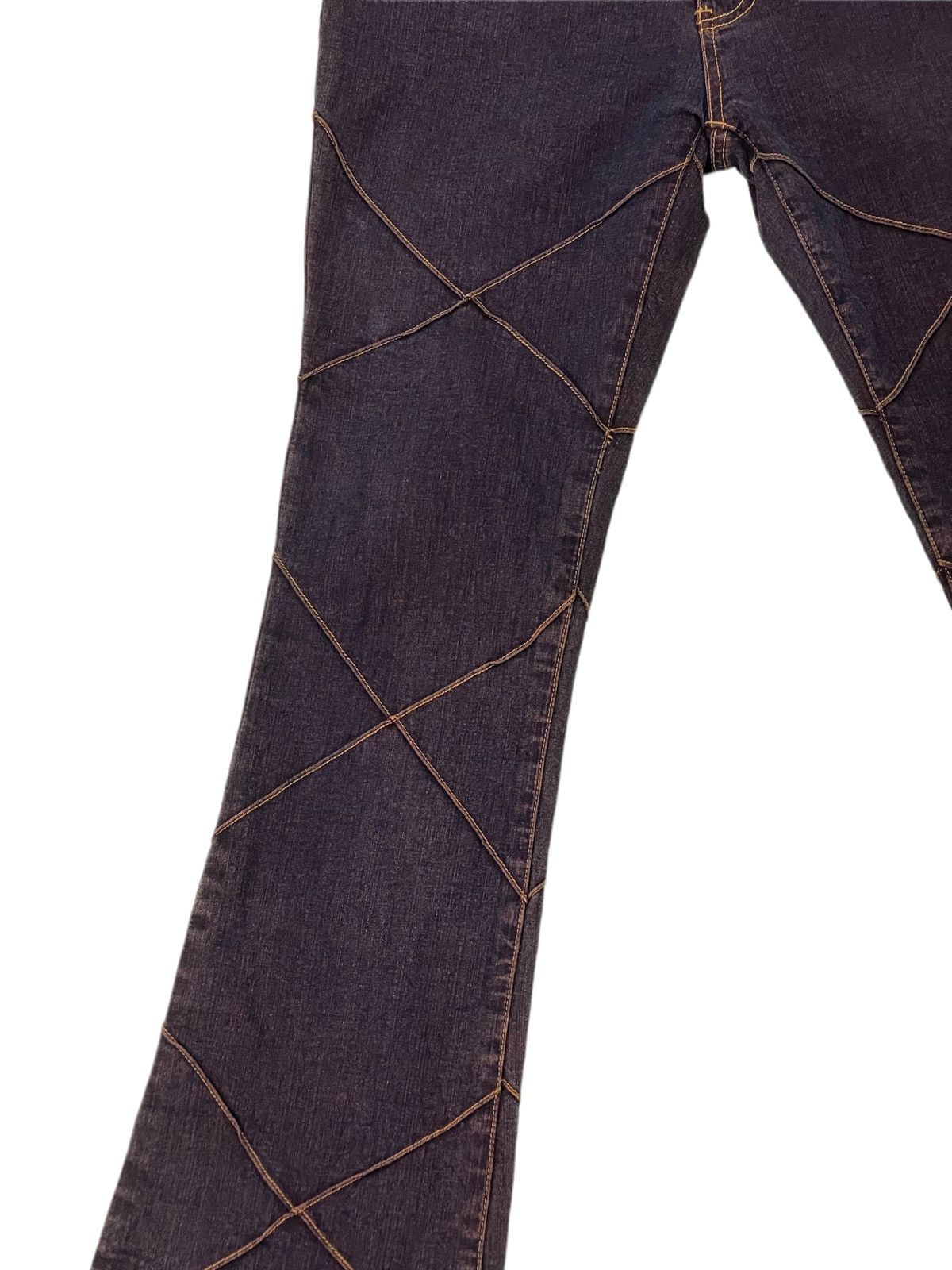 Japanese Brand Flare Jeans Fox Trot Stretch Denim Hagi Style Boot Cut 1🟦4 Size US 29 - 6 Thumbnail