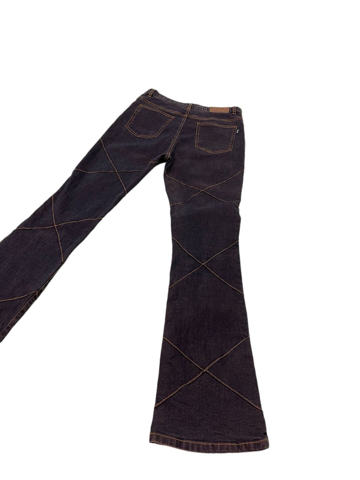 Japanese Brand Flare Jeans Fox Trot Stretch Denim Hagi Style Boot Cut 1🟦4 Size US 29 - 13 Thumbnail