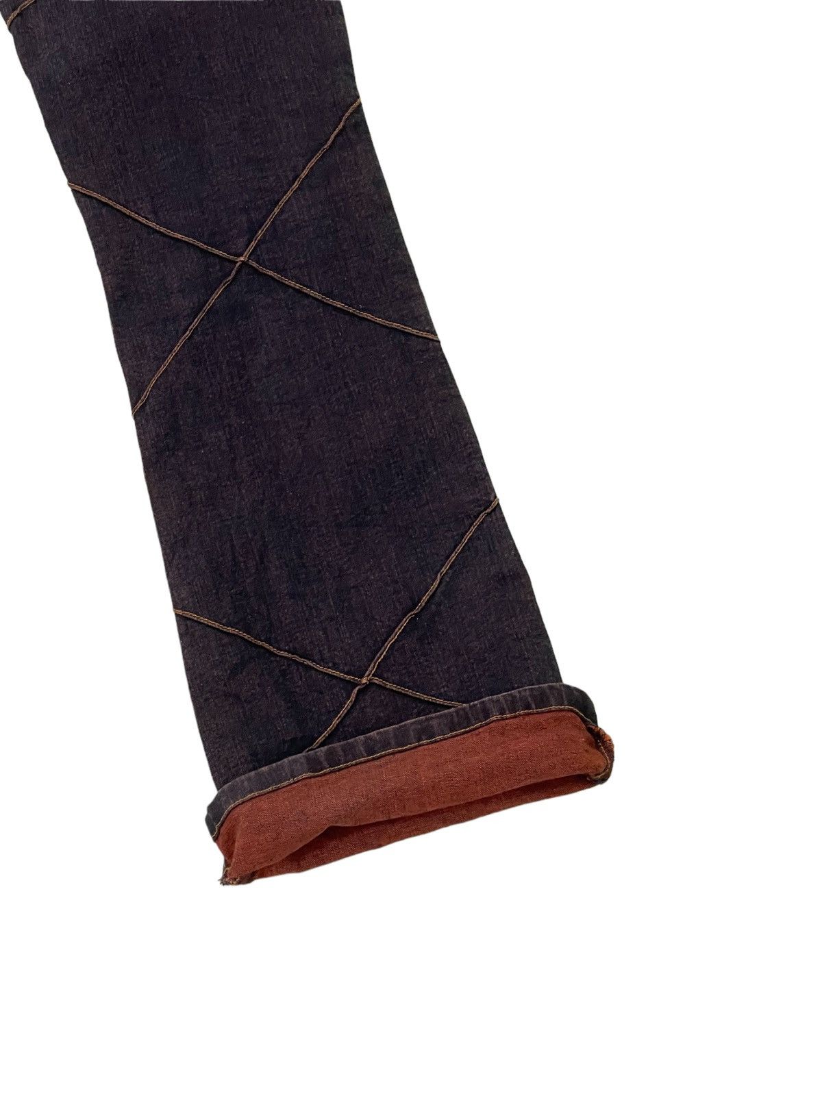 Japanese Brand Flare Jeans Fox Trot Stretch Denim Hagi Style Boot Cut 1🟦4 Size US 29 - 19 Thumbnail