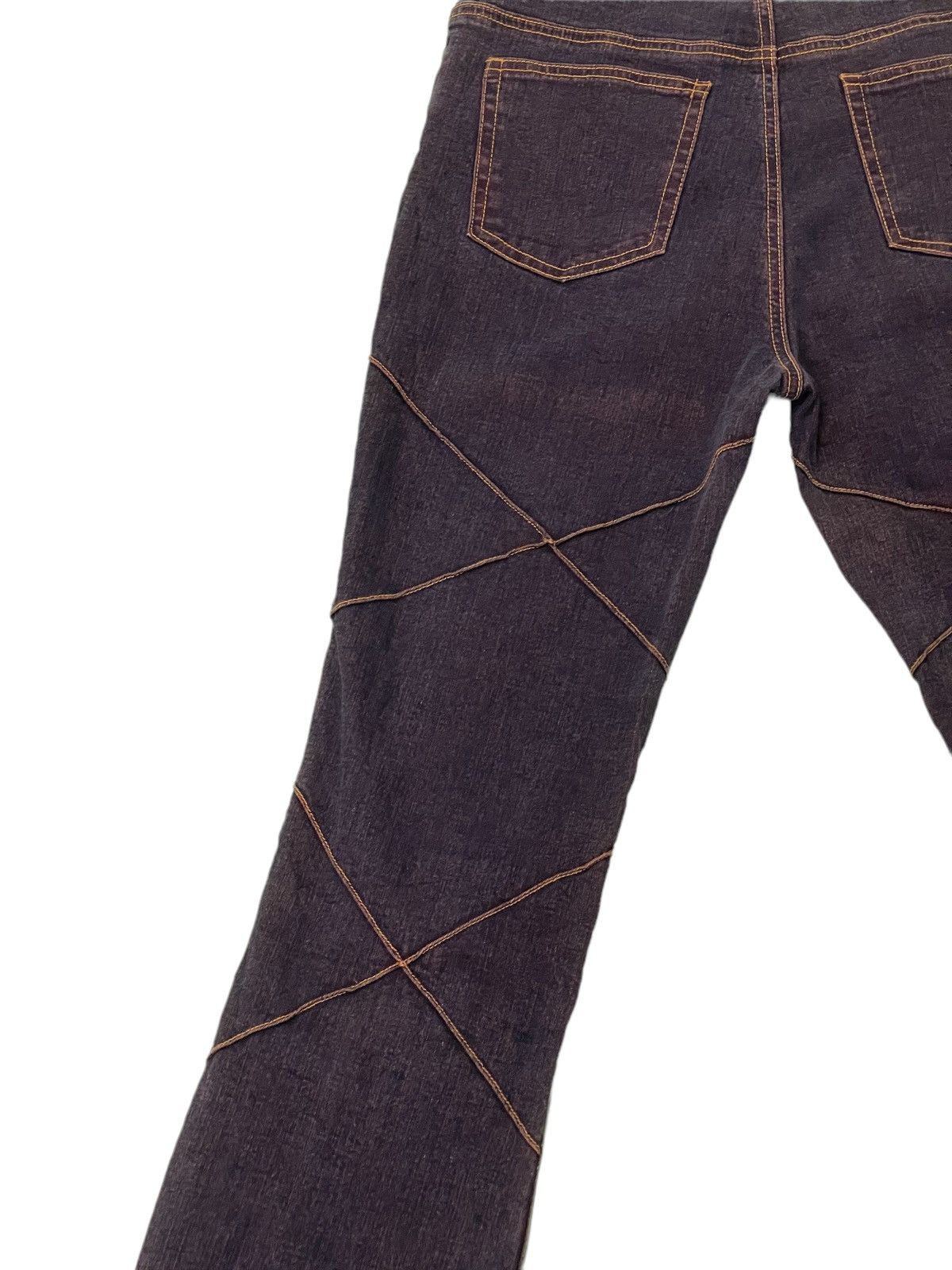 Japanese Brand Flare Jeans Fox Trot Stretch Denim Hagi Style Boot Cut 1🟦4 Size US 29 - 16 Thumbnail