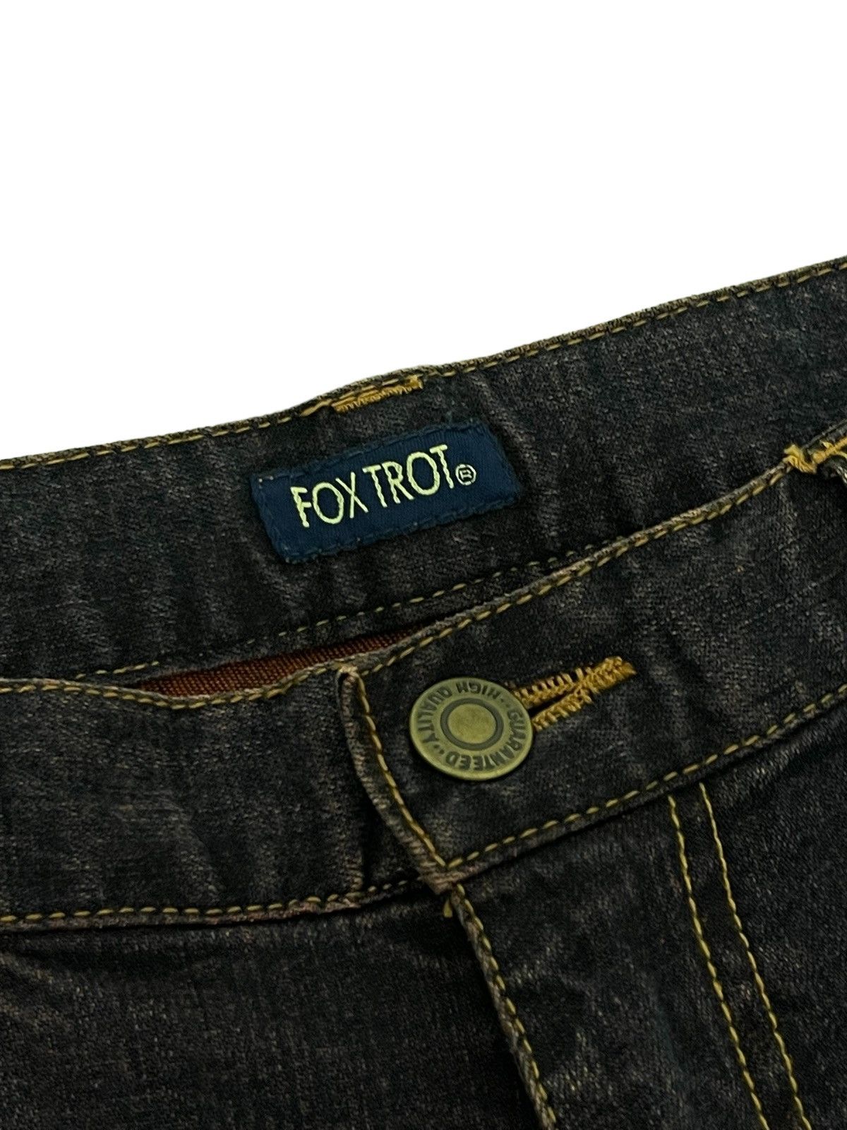 Japanese Brand Flare Jeans Fox Trot Stretch Denim Hagi Style Boot Cut 1🟦4 Size US 29 - 9 Thumbnail