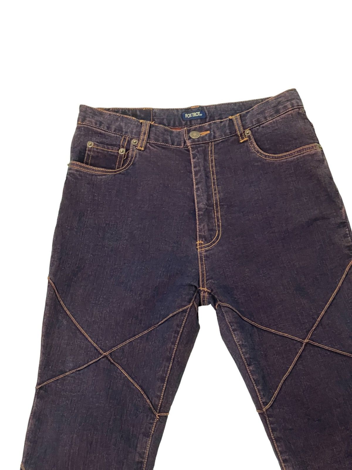 Japanese Brand Flare Jeans Fox Trot Stretch Denim Hagi Style Boot Cut 1🟦4 Size US 29 - 8 Thumbnail