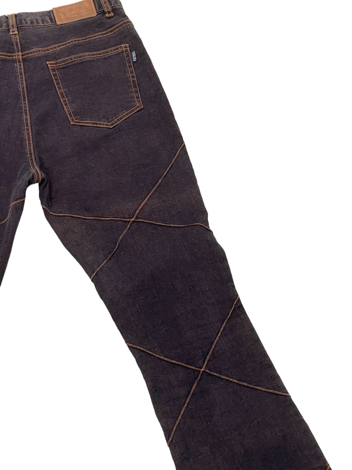 Japanese Brand Flare Jeans Fox Trot Stretch Denim Hagi Style Boot Cut 1🟦4 Size US 29 - 17 Thumbnail