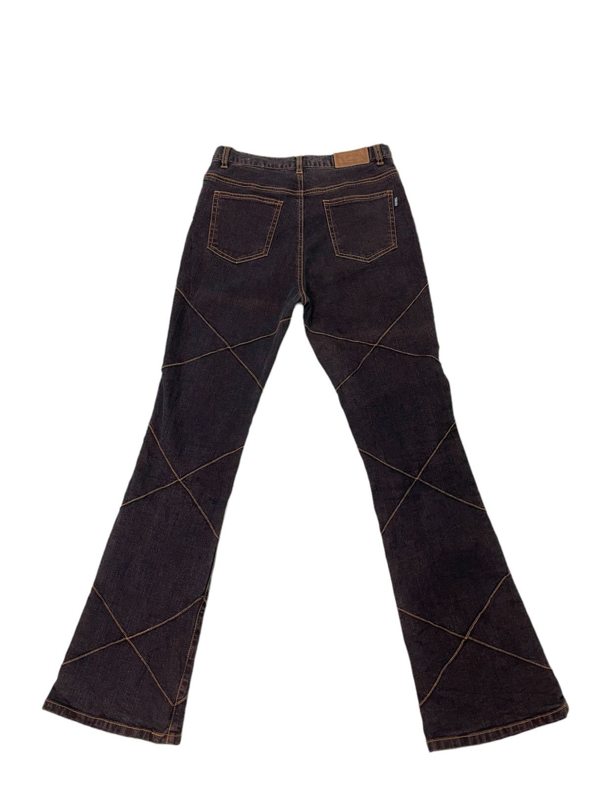 Japanese Brand Flare Jeans Fox Trot Stretch Denim Hagi Style Boot Cut 1🟦4 Size US 29 - 11 Thumbnail