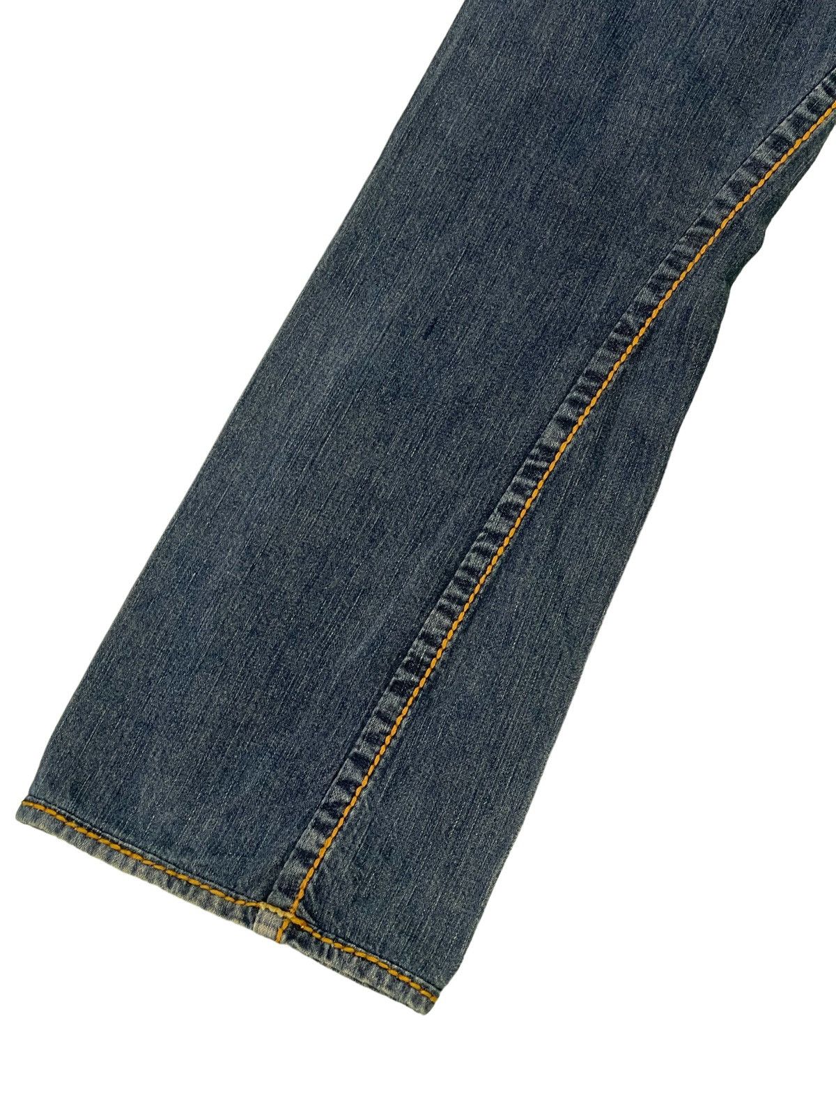 Japanese Brand Flare Jeans True Religion USA Low Rise Boot Cut Denim 2🟦4 Size US 30 / EU 46 - 5 Thumbnail