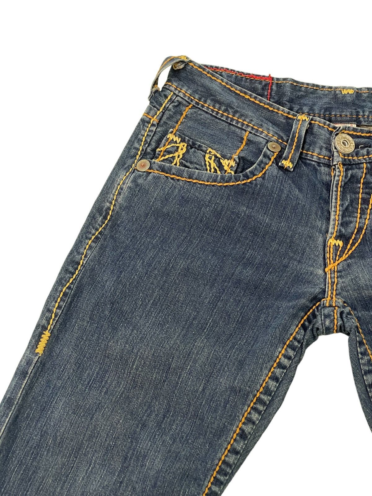 Japanese Brand Flare Jeans True Religion USA Low Rise Boot Cut Denim 2🟦4 Size US 30 / EU 46 - 18 Thumbnail