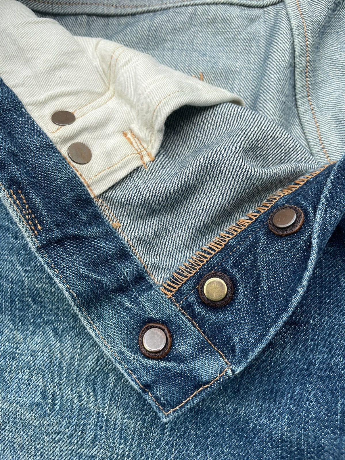 Japanese Brand Stevenson Overall Co Selvedge Denim Size US 31 - 16 Thumbnail