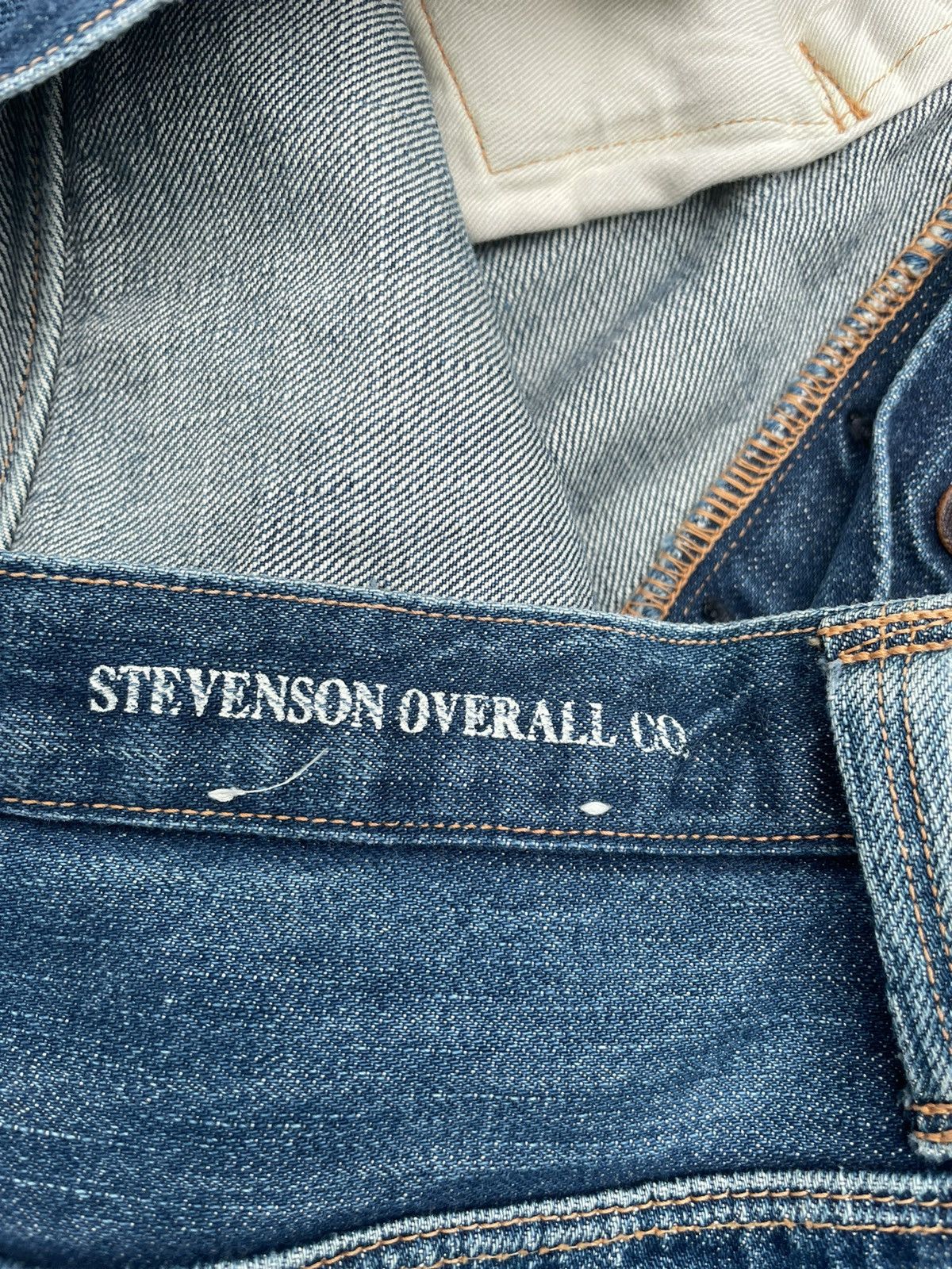 Japanese Brand Stevenson Overall Co Selvedge Denim Size US 31 - 14 Thumbnail