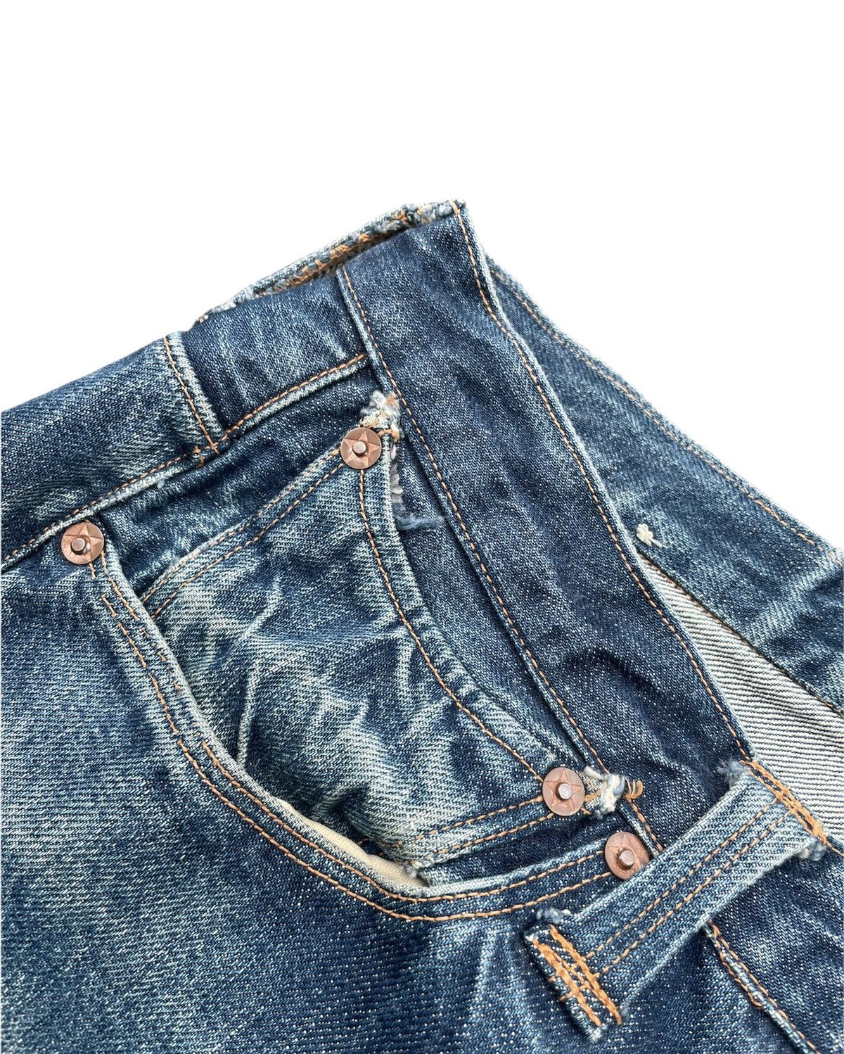 Japanese Brand Stevenson Overall Co Selvedge Denim Size US 31 - 7 Thumbnail