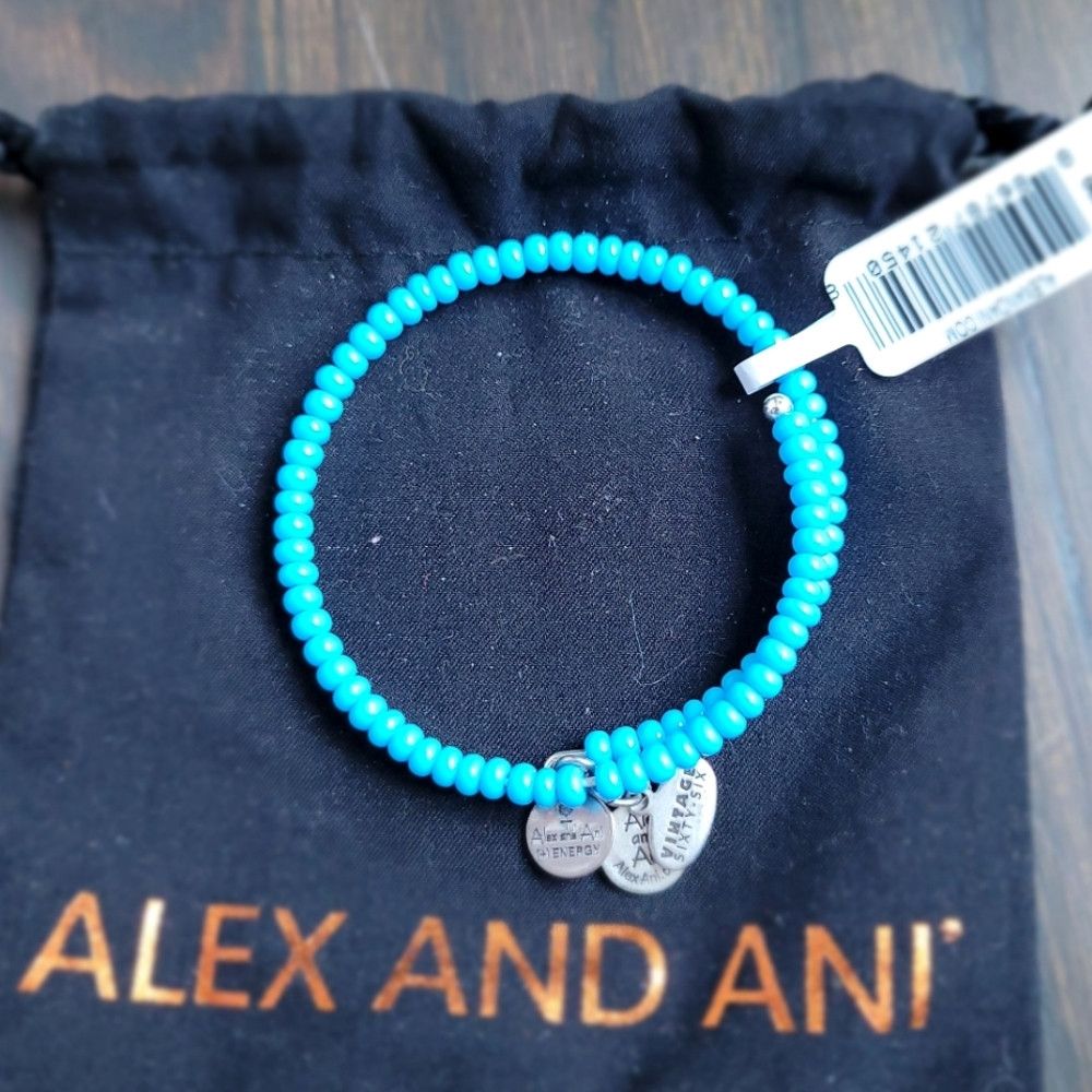 Vacation Alex & Ani Vintage 66 Sea Canopy Wrap - Rafaelian Silver Size ONE SIZE - 1 Thumbnail