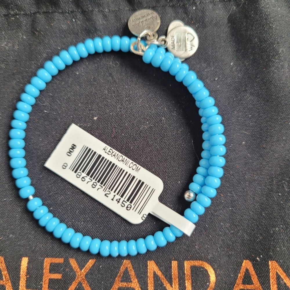 Vacation Alex & Ani Vintage 66 Sea Canopy Wrap - Rafaelian Silver Size ONE SIZE - 3 Thumbnail