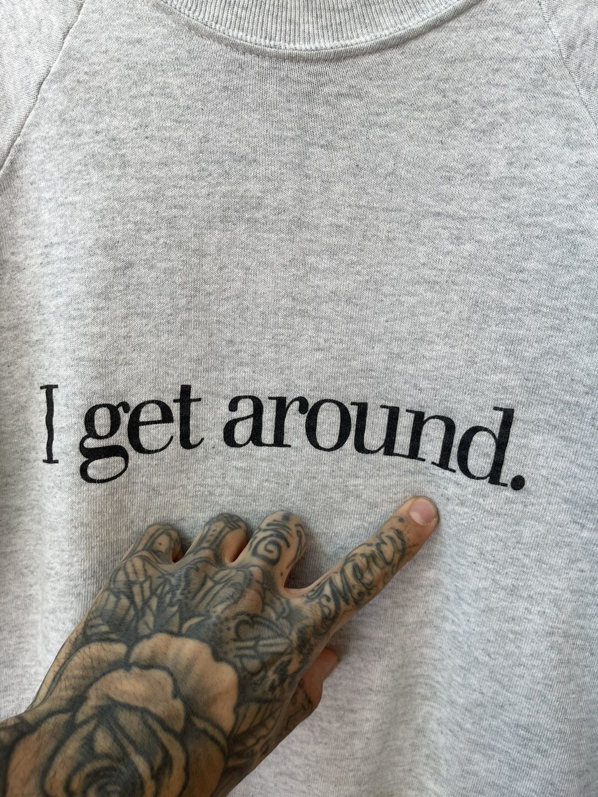 Vintage Vintage I GET AROUND Sex Funny Sweater Shirt M or L Size US L / EU 52-54 / 3 - 3 Thumbnail