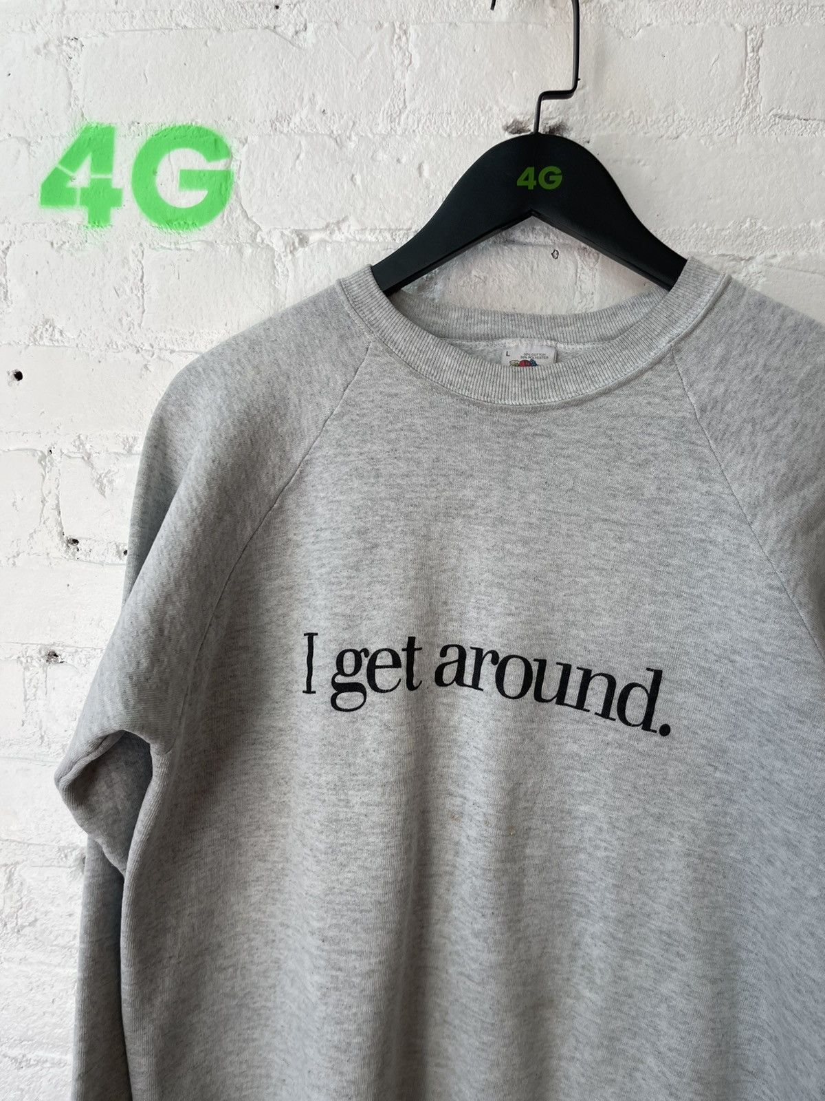 Vintage Vintage I GET AROUND Sex Funny Sweater Shirt M or L Size US L / EU 52-54 / 3 - 1 Thumbnail