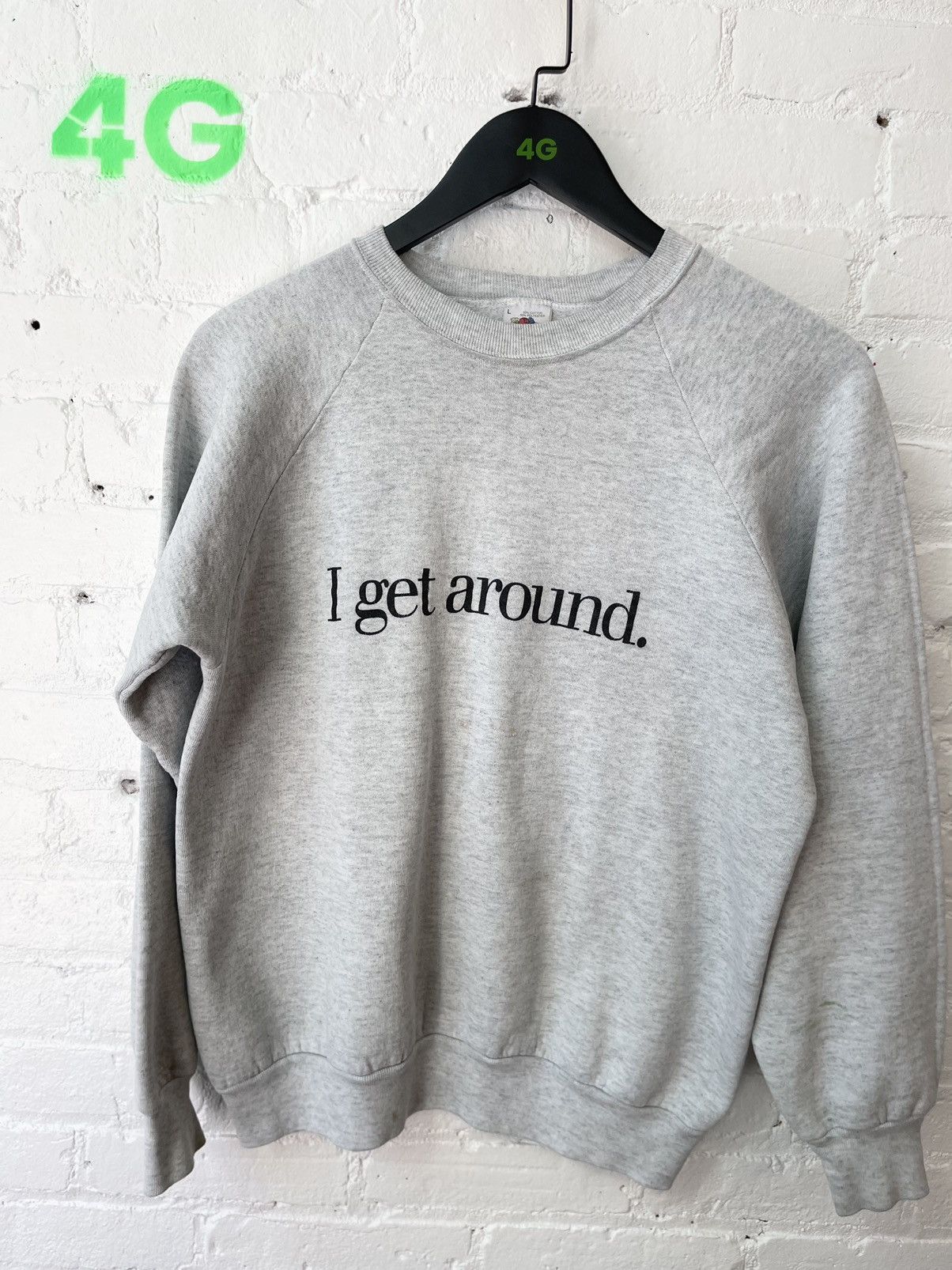 Vintage Vintage I GET AROUND Sex Funny Sweater Shirt M or L Size US L / EU 52-54 / 3 - 2 Thumbnail