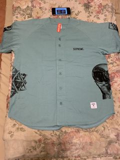 Supreme MC Escher Cotton Baseball Jersey - White – Grails SF