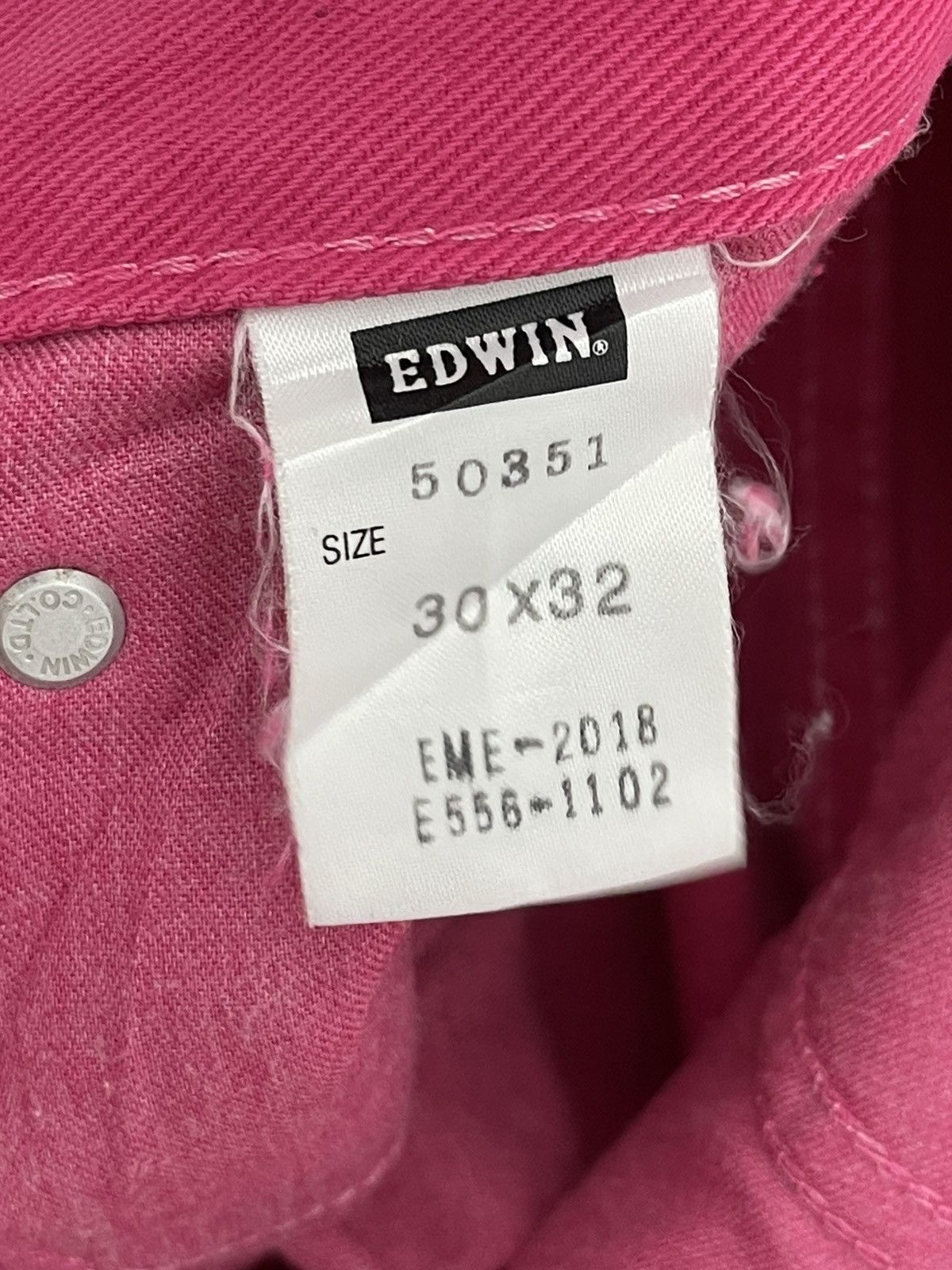 Edwin Flare Jeans Vtg Edwin Japan Pinky Boot Cut 2🟦4 Size US 28 / EU 44 - 21 Thumbnail