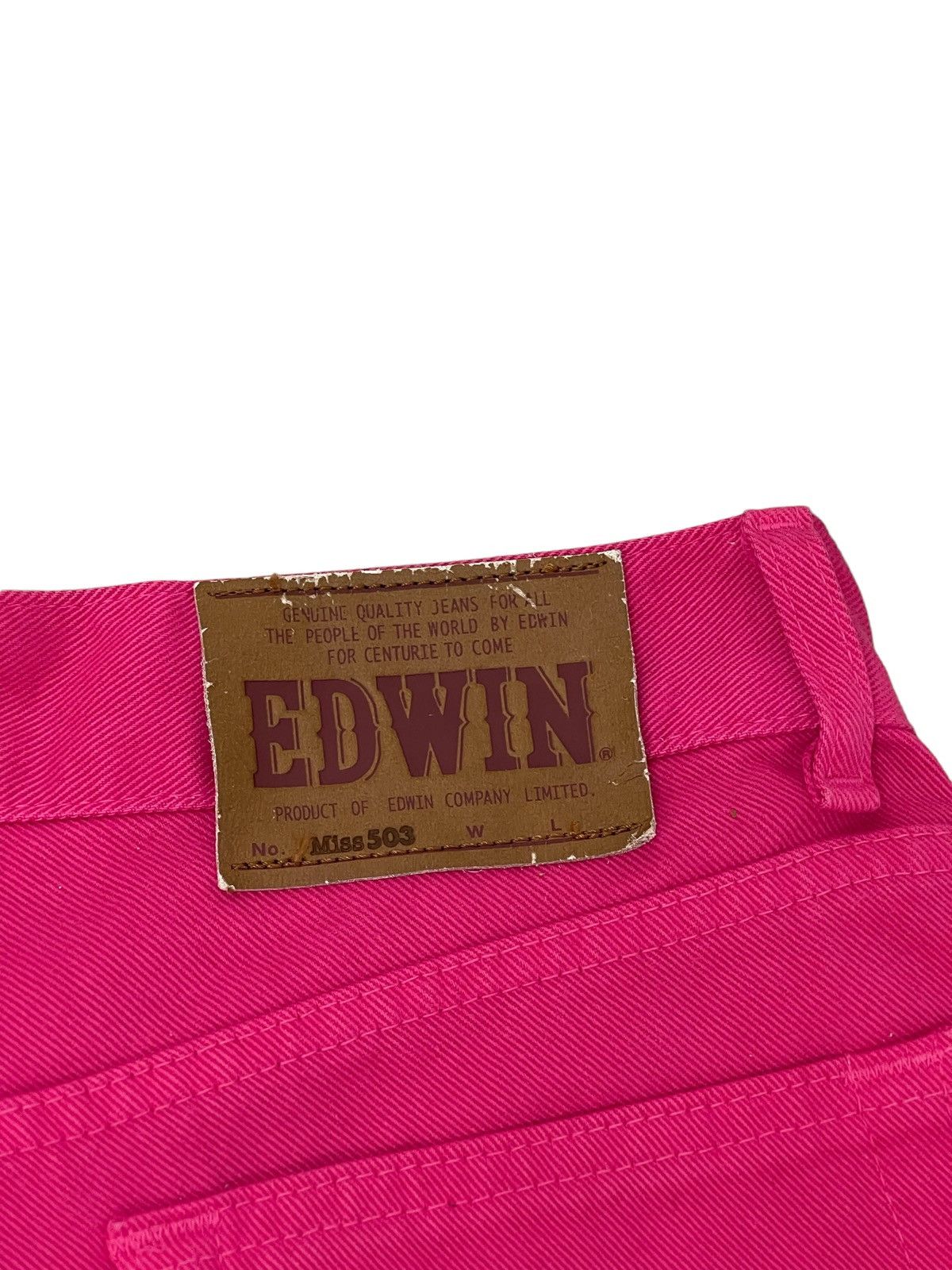 Edwin Flare Jeans Vtg Edwin Japan Pinky Boot Cut 2🟦4 Size US 28 / EU 44 - 20 Thumbnail
