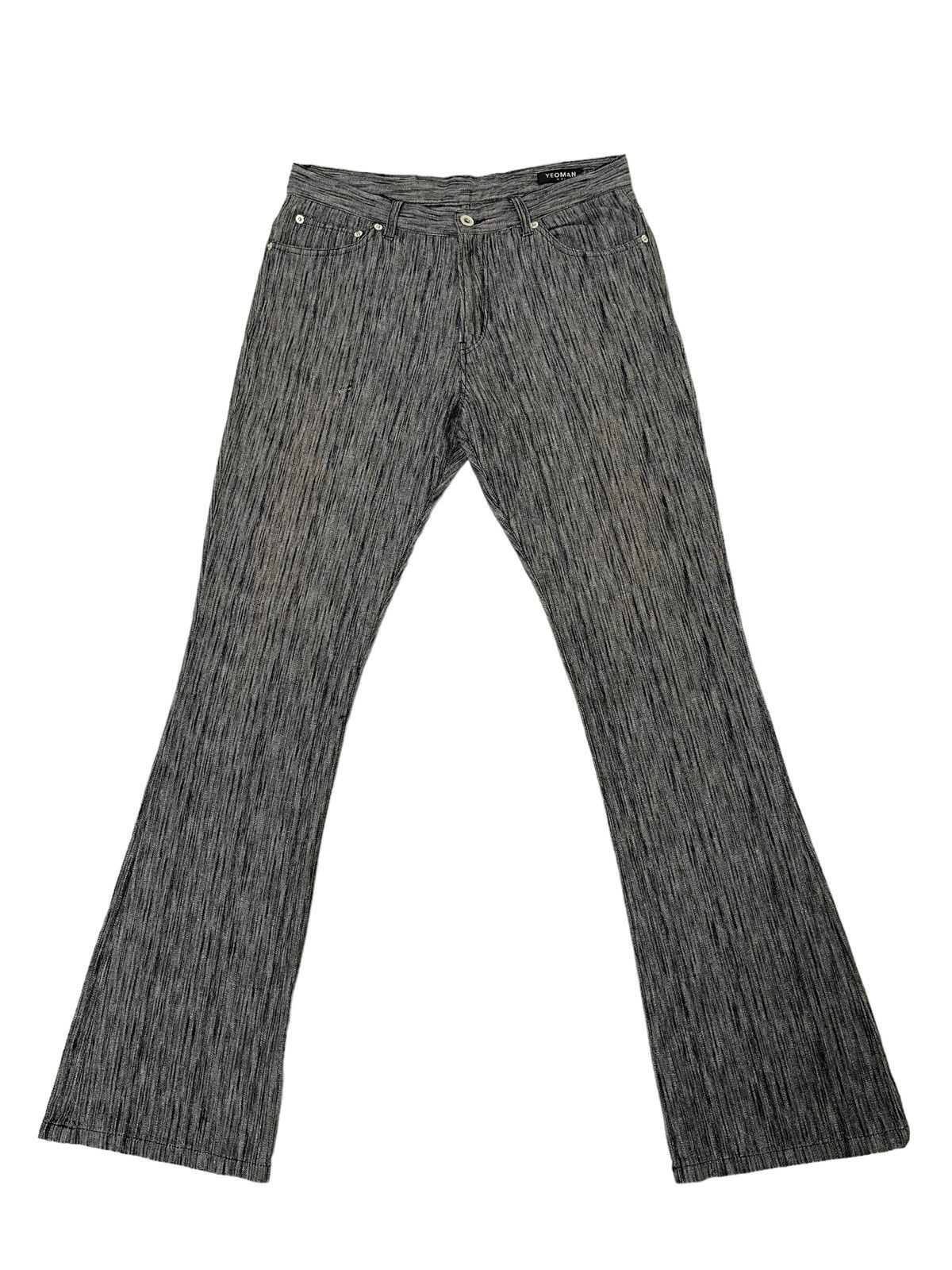 Le Grande Bleu (L.G.B.) Flare Jeans Yeoman Striped Boot Cut 4🟦2 Size US 31 - 2 Thumbnail