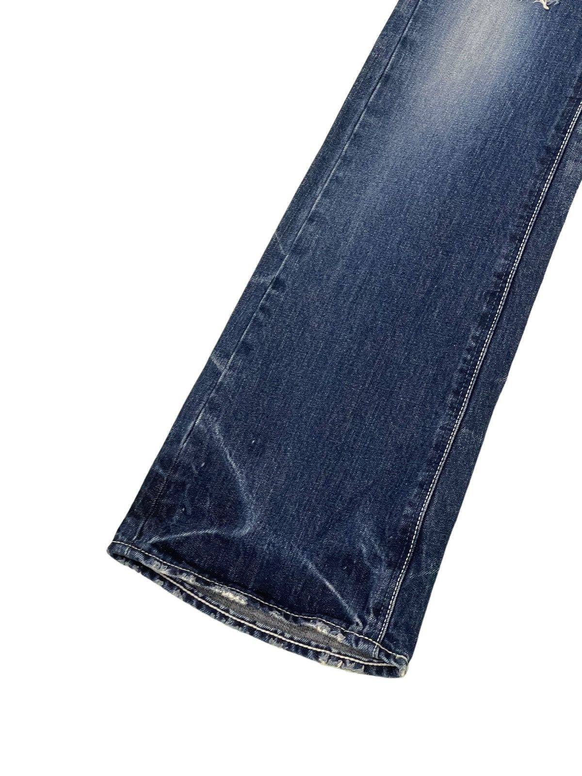 Japanese Brand Flare Jeans Murder License Honeycomb Low Rise Boot Cut 3🟦6 Size US 30 / EU 46 - 15 Thumbnail