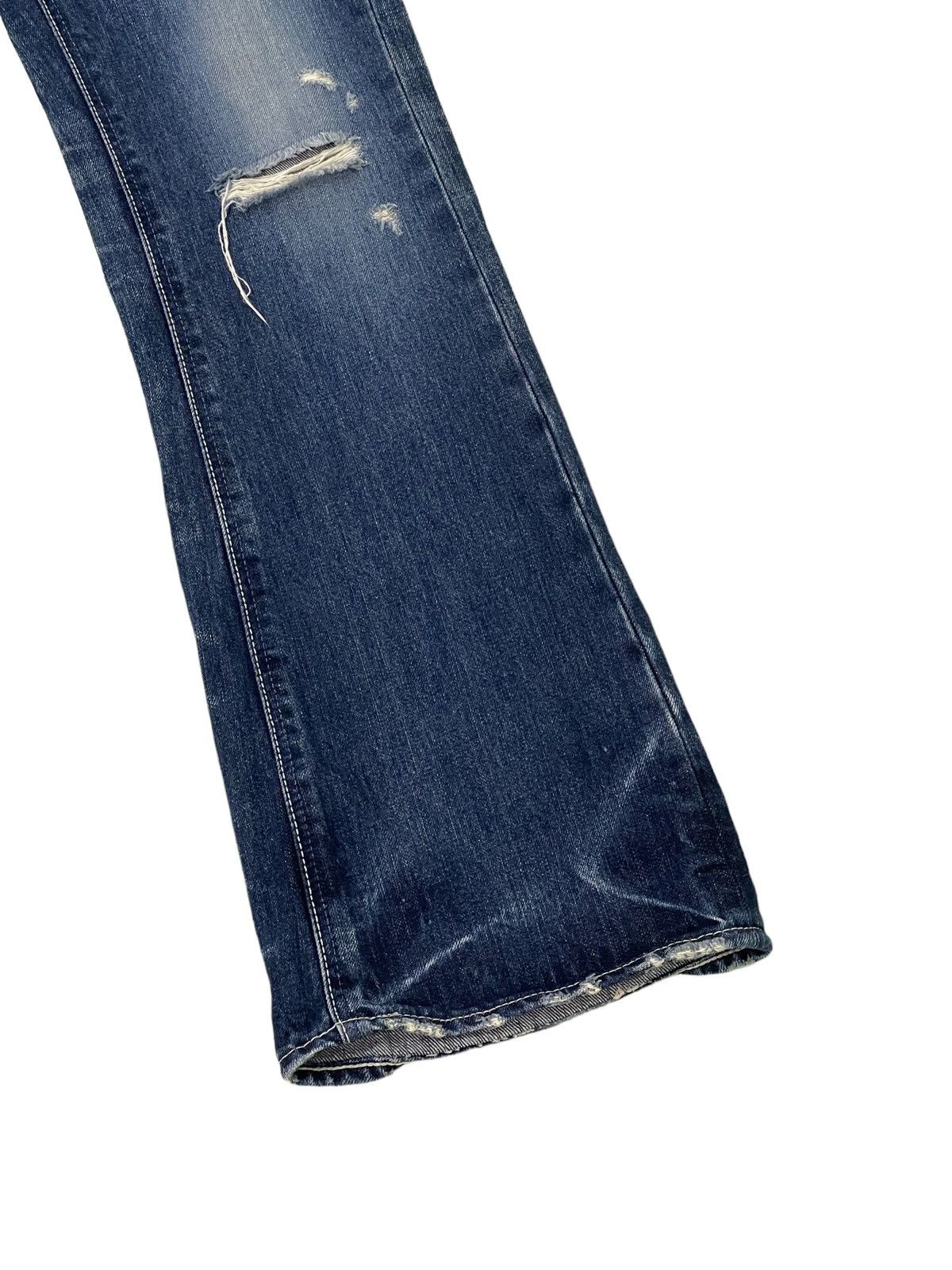 Japanese Brand Flare Jeans Murder License Honeycomb Low Rise Boot Cut 3🟦6 Size US 30 / EU 46 - 14 Thumbnail