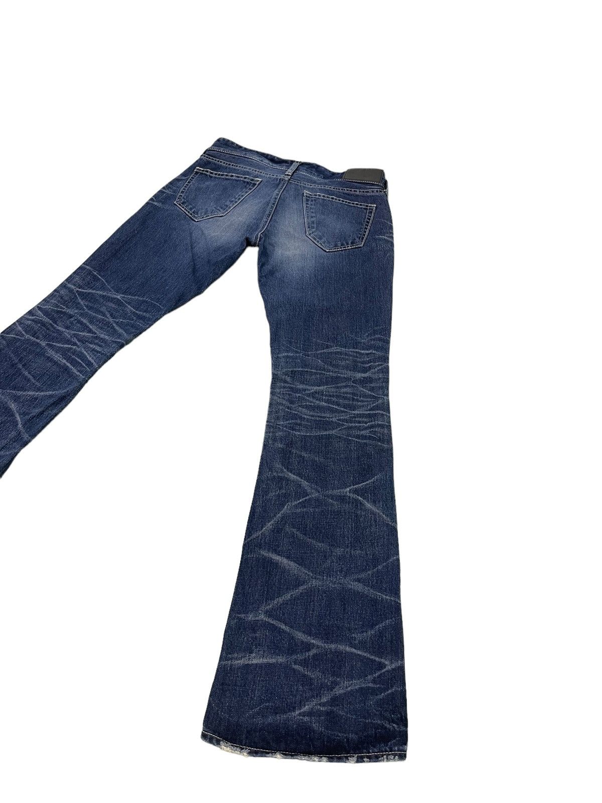 Japanese Brand Flare Jeans Murder License Honeycomb Low Rise Boot Cut 3🟦6 Size US 30 / EU 46 - 4 Thumbnail
