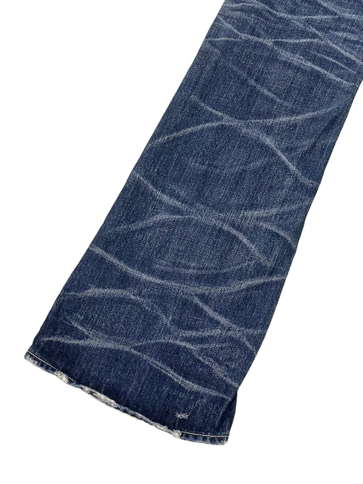 Japanese Brand Flare Jeans Murder License Honeycomb Low Rise Boot Cut 3🟦6 Size US 30 / EU 46 - 6 Thumbnail