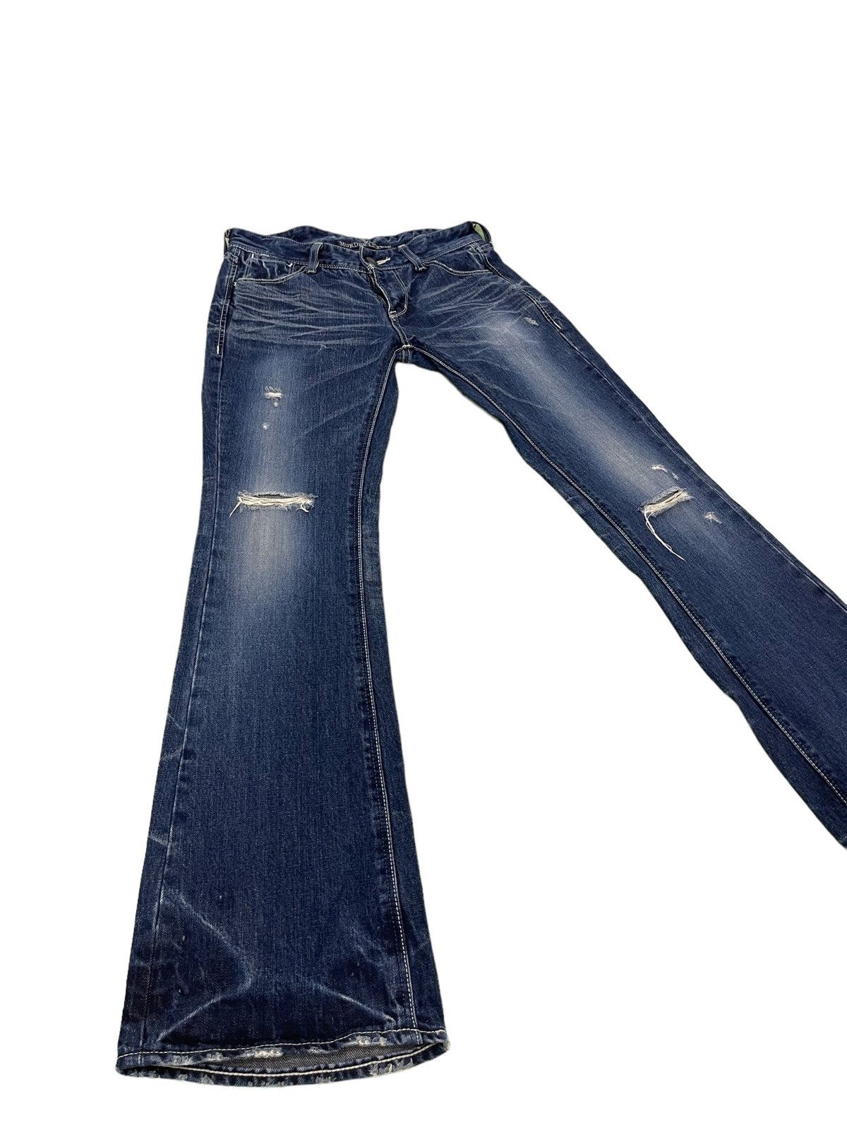 Japanese Brand Flare Jeans Murder License Honeycomb Low Rise Boot Cut 3🟦6 Size US 30 / EU 46 - 1 Thumbnail