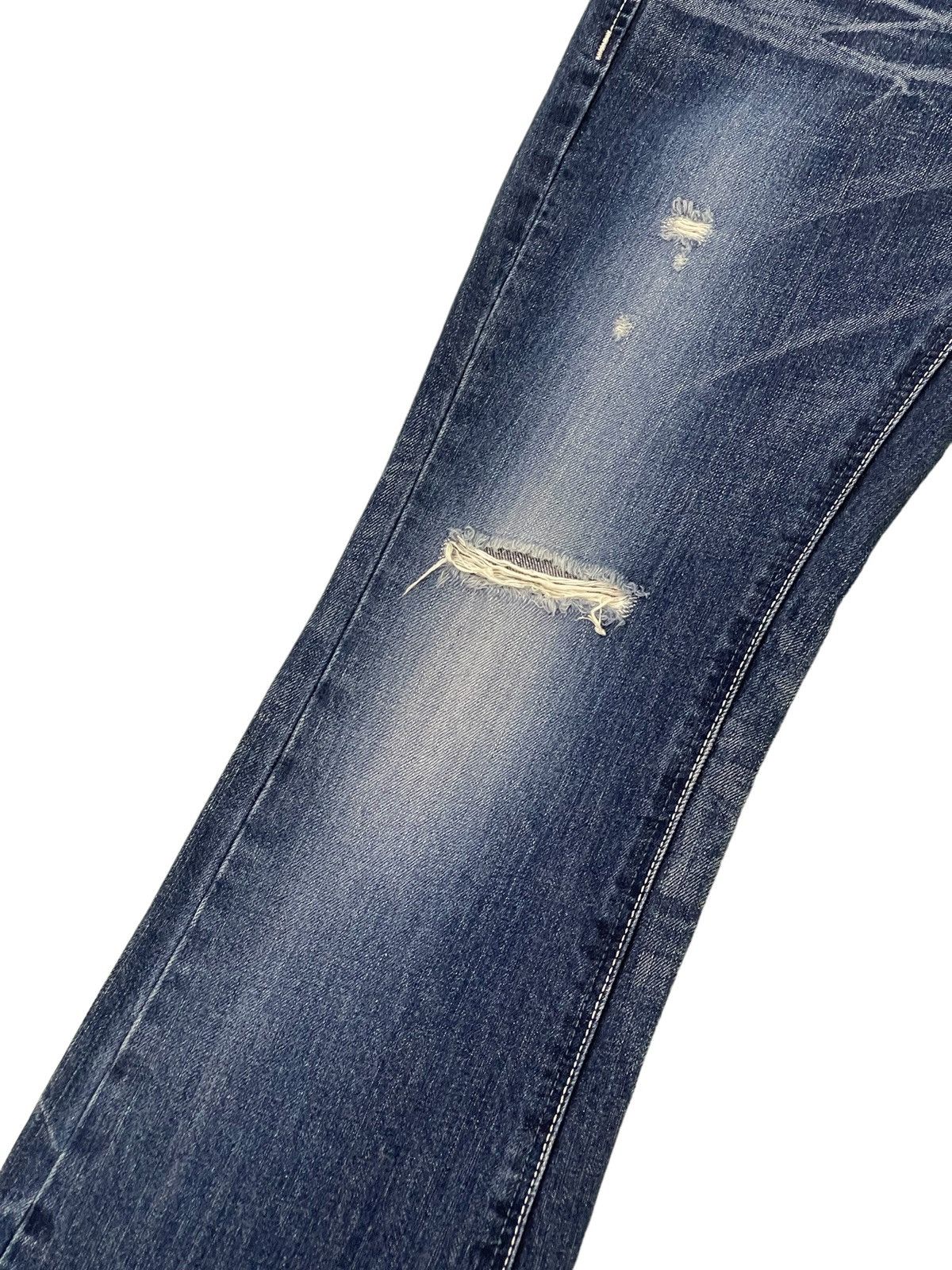 Japanese Brand Flare Jeans Murder License Honeycomb Low Rise Boot Cut 3🟦6 Size US 30 / EU 46 - 16 Thumbnail