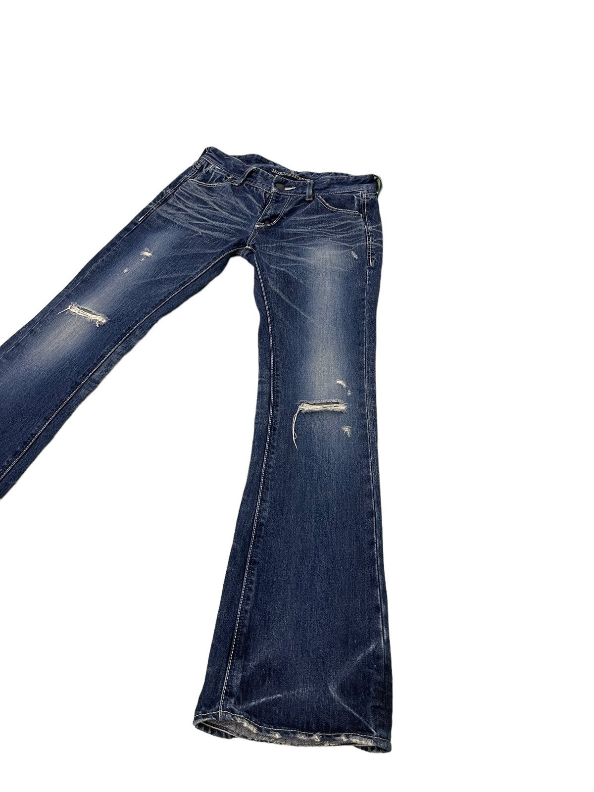 Japanese Brand Flare Jeans Murder License Honeycomb Low Rise Boot Cut 3🟦6 Size US 30 / EU 46 - 13 Thumbnail