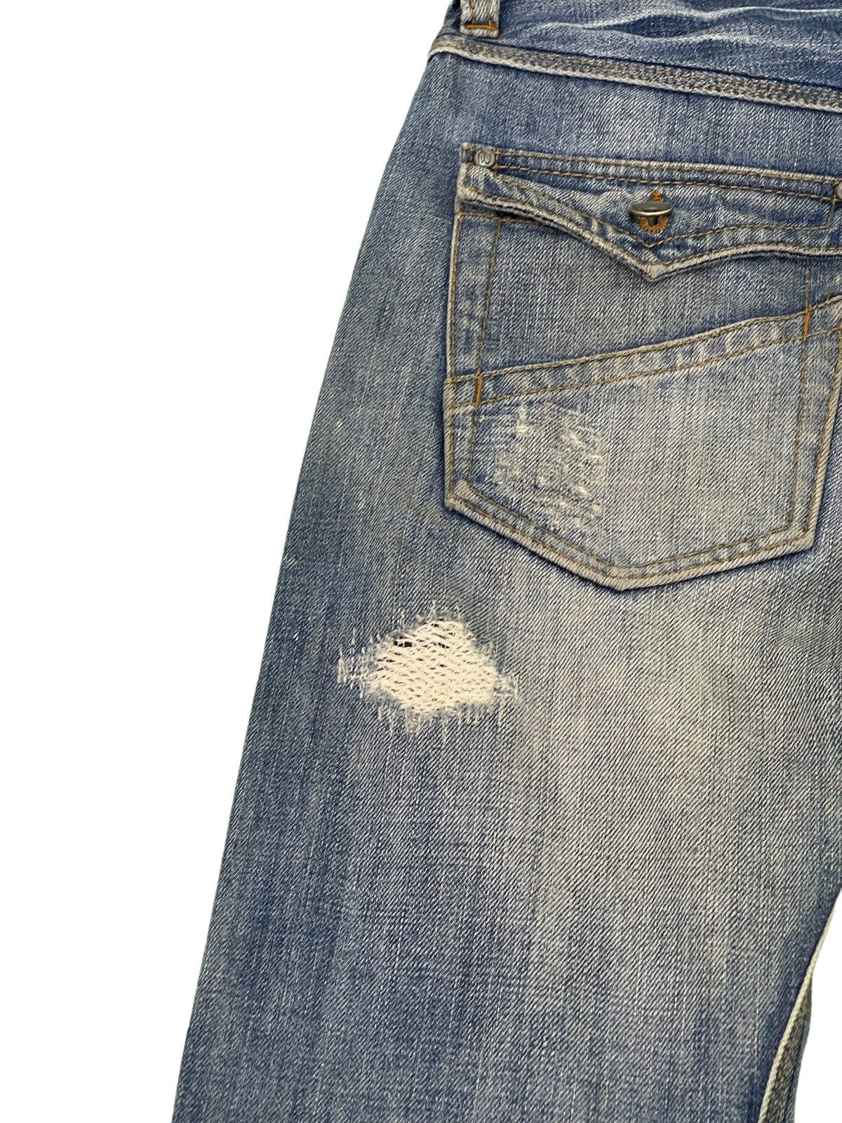 HIDEAWAYS Flare Jeans Nicole Club Curv Leg Acid Wash Low Rise 4🟦0 Size US 30 / EU 46 - 20 Thumbnail