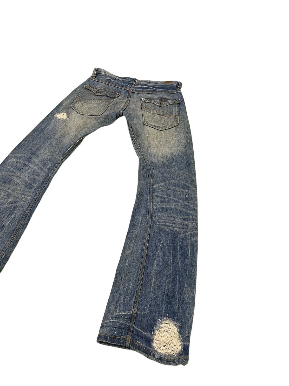 HIDEAWAYS Flare Jeans Nicole Club Curv Leg Acid Wash Low Rise 4🟦0 Size US 30 / EU 46 - 15 Thumbnail