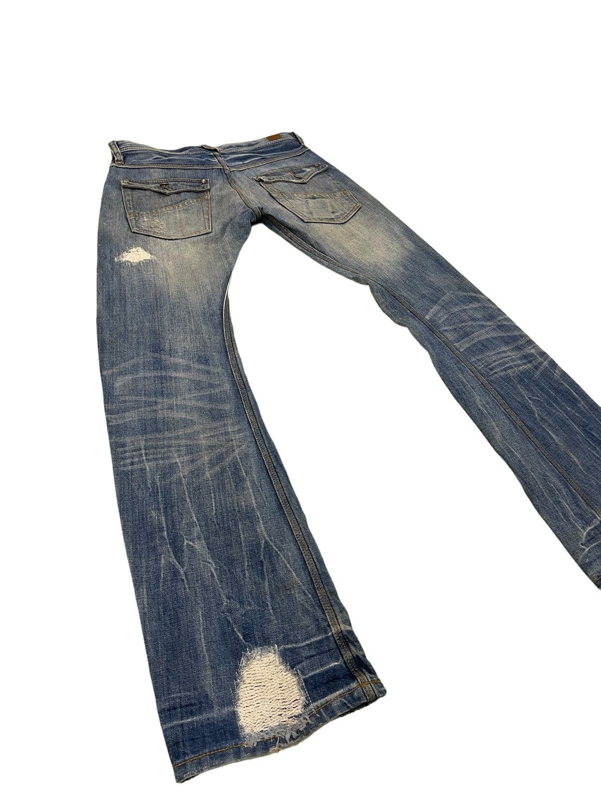 HIDEAWAYS Flare Jeans Nicole Club Curv Leg Acid Wash Low Rise 4🟦0 Size US 30 / EU 46 - 14 Thumbnail