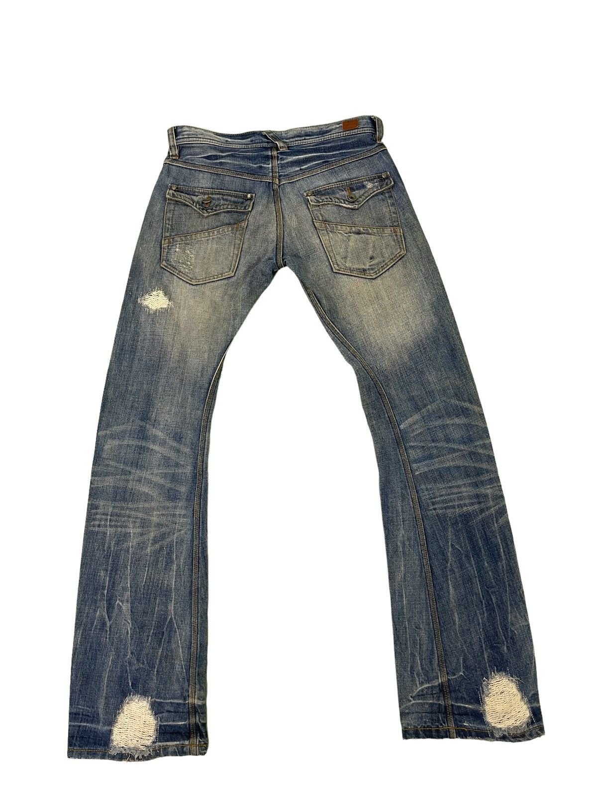 HIDEAWAYS Flare Jeans Nicole Club Curv Leg Acid Wash Low Rise 4🟦0 Size US 30 / EU 46 - 13 Thumbnail