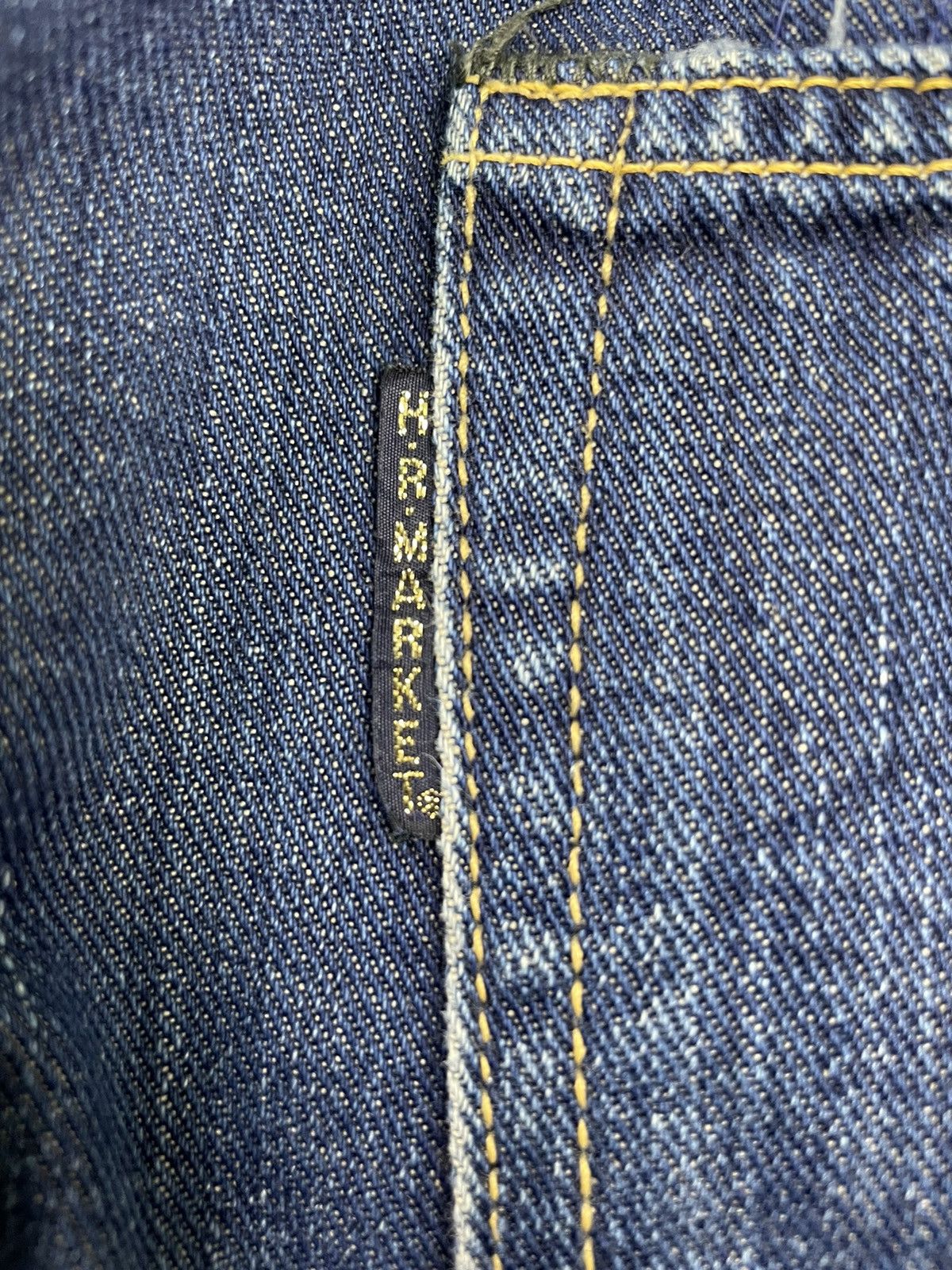 HOLLYWOOD RANCH MARKET PP9 Oversized H.R. Market Baggy Denim Kapital Jeans Size US 36 / EU 52 - 10 Thumbnail
